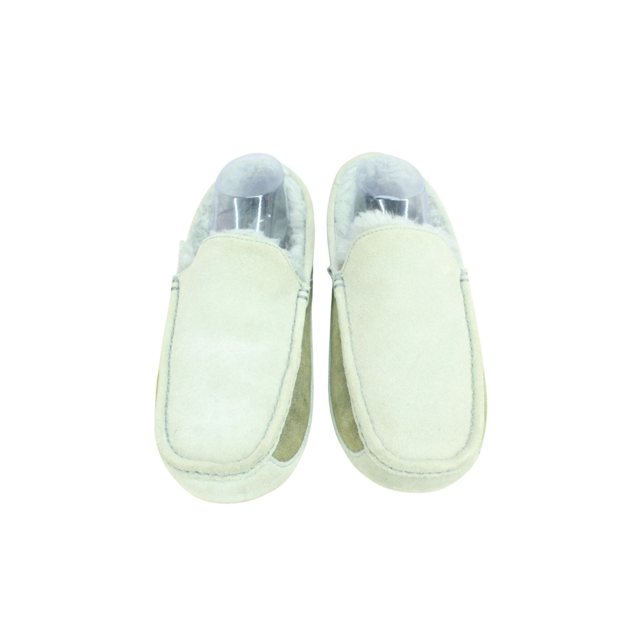 Ugg UGG Ascot Gray Suede Wool Lined Moccasin Slippers Size US 9 / EU 42 - 5 Thumbnail