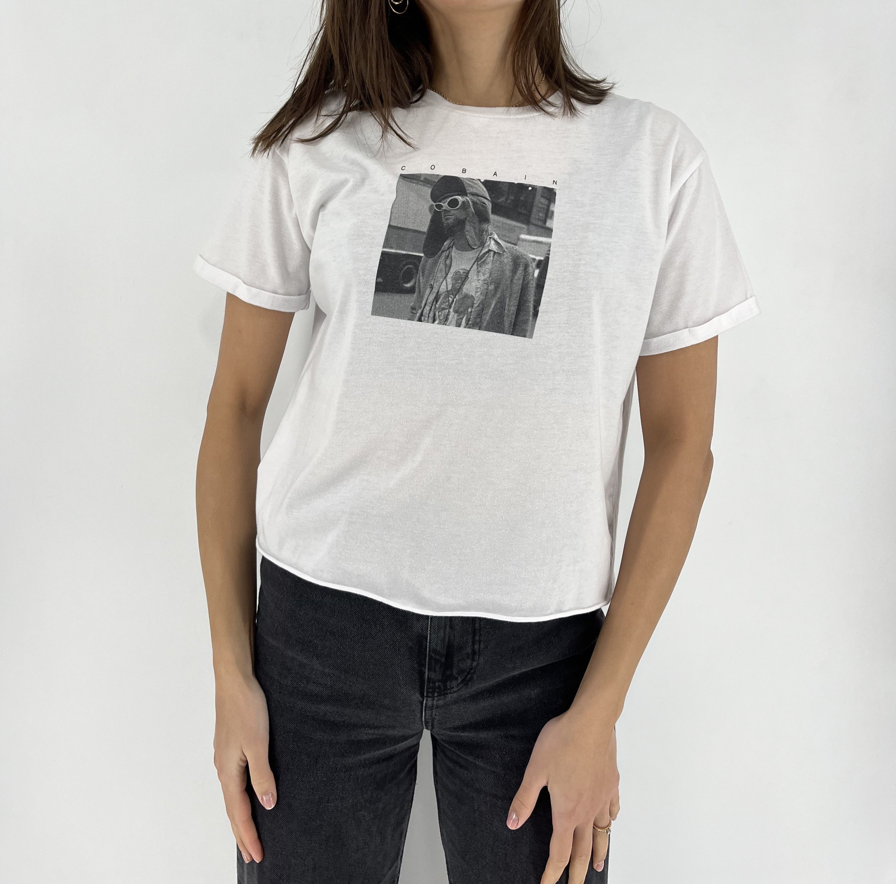 Band Tees Vintage Y2K Kurt Cobain Band Tour Distressed Tshirt Streetwe Size US S / EU 44-46 / 1 - 2 Thumbnail