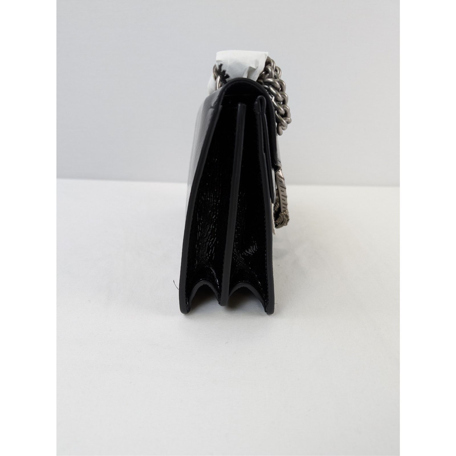 Gucci o1rshd1 Dionysus Shoulder Bag in black Patent Calf Leather Size ONE SIZE - 3 Thumbnail
