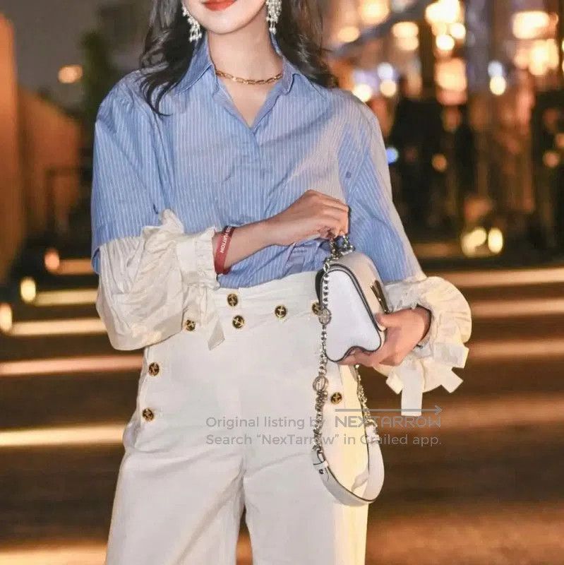 Louis Vuitton LOUIS VUITTON Multicolor Long Sleeve Shirt . Size L / US 10 / IT 46 - 8 Thumbnail