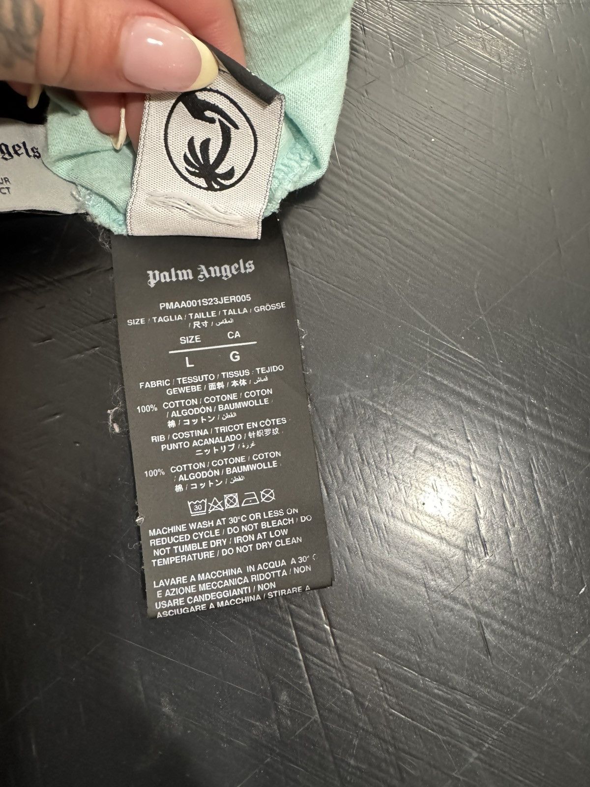 Palm Angels Palm Angels Shark T-Shirt Size US L / EU 52-54 / 3 - 6 Thumbnail