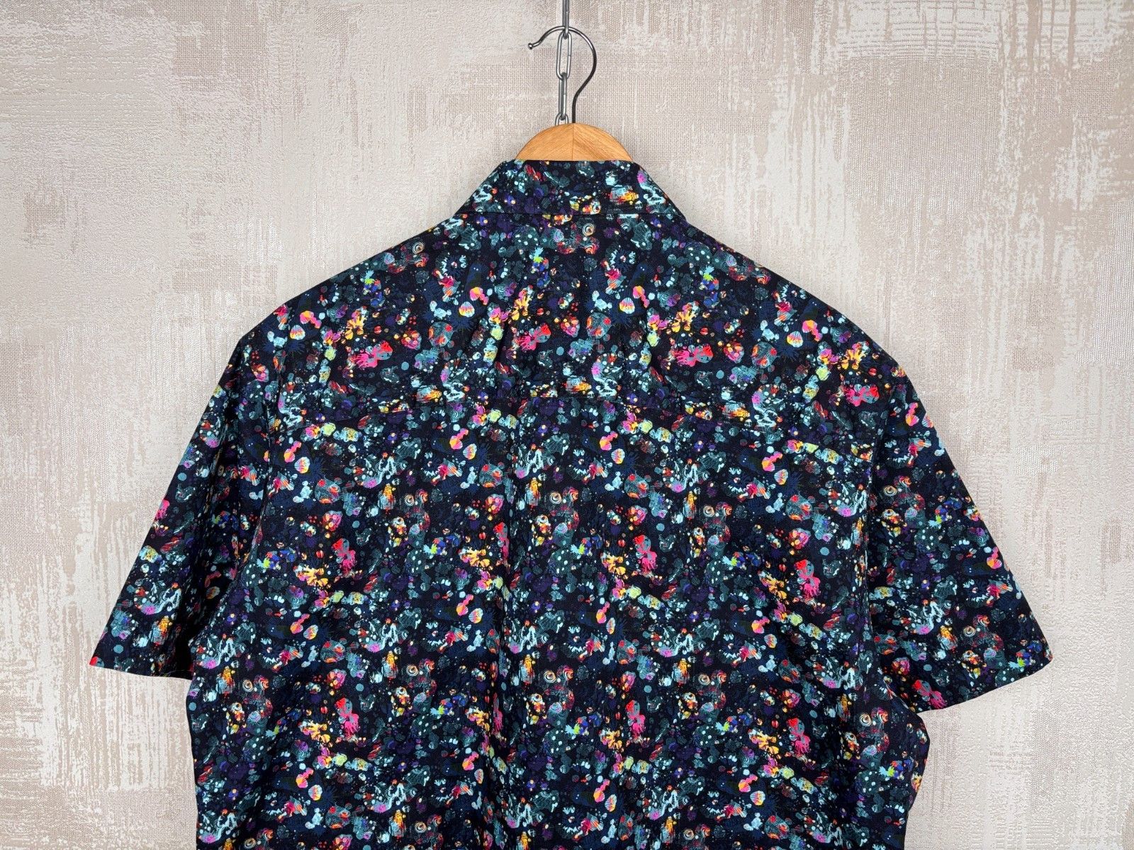 Other Blake Mill Multicolor Pattern Short Sleeve Shirt Size US XL / EU 56 / 4 - 14 Thumbnail
