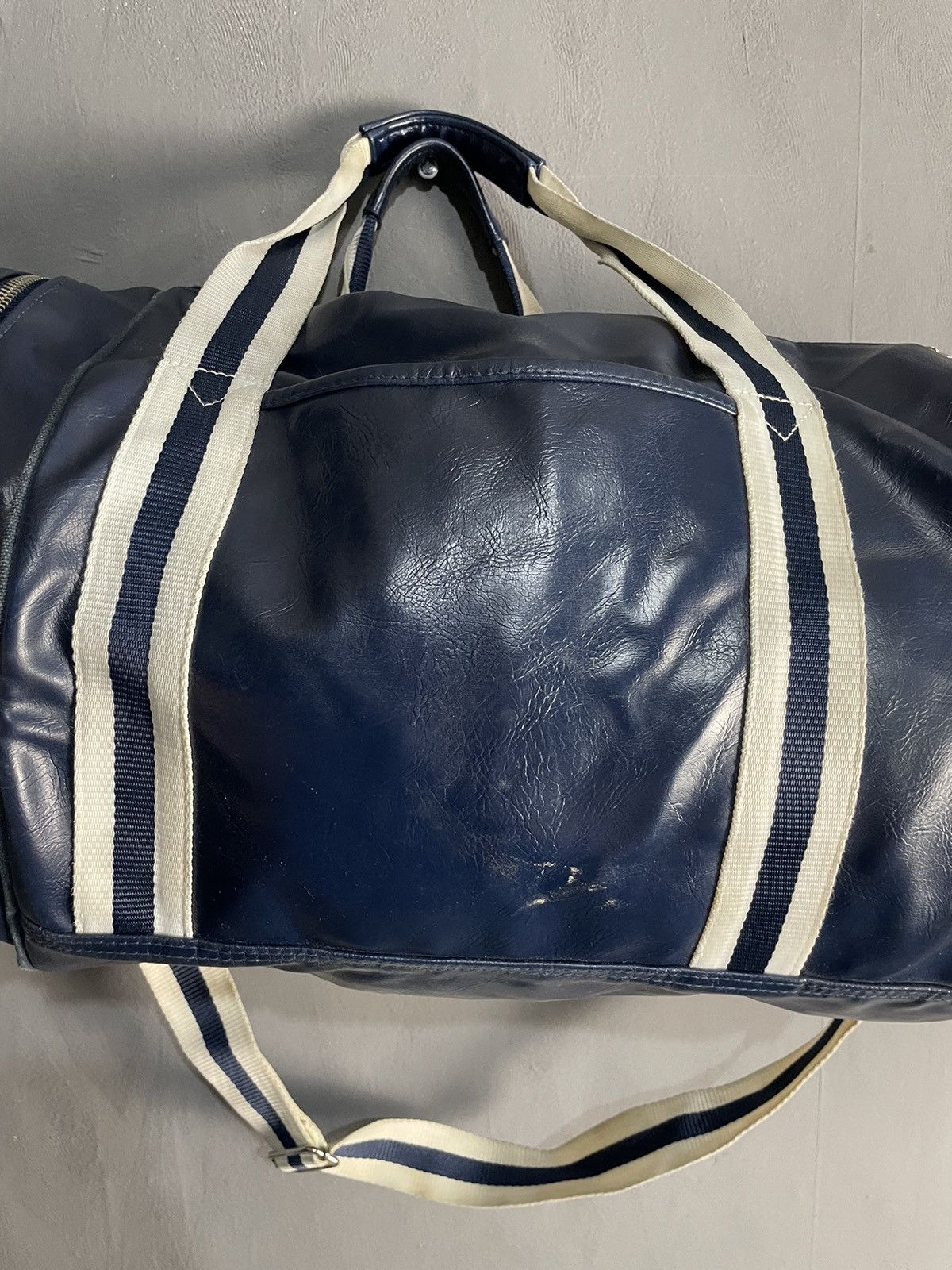 Fred Perry VINTAGE FRED PERRY LEATHER DUFFLE BAG Size ONE SIZE - 4 Thumbnail