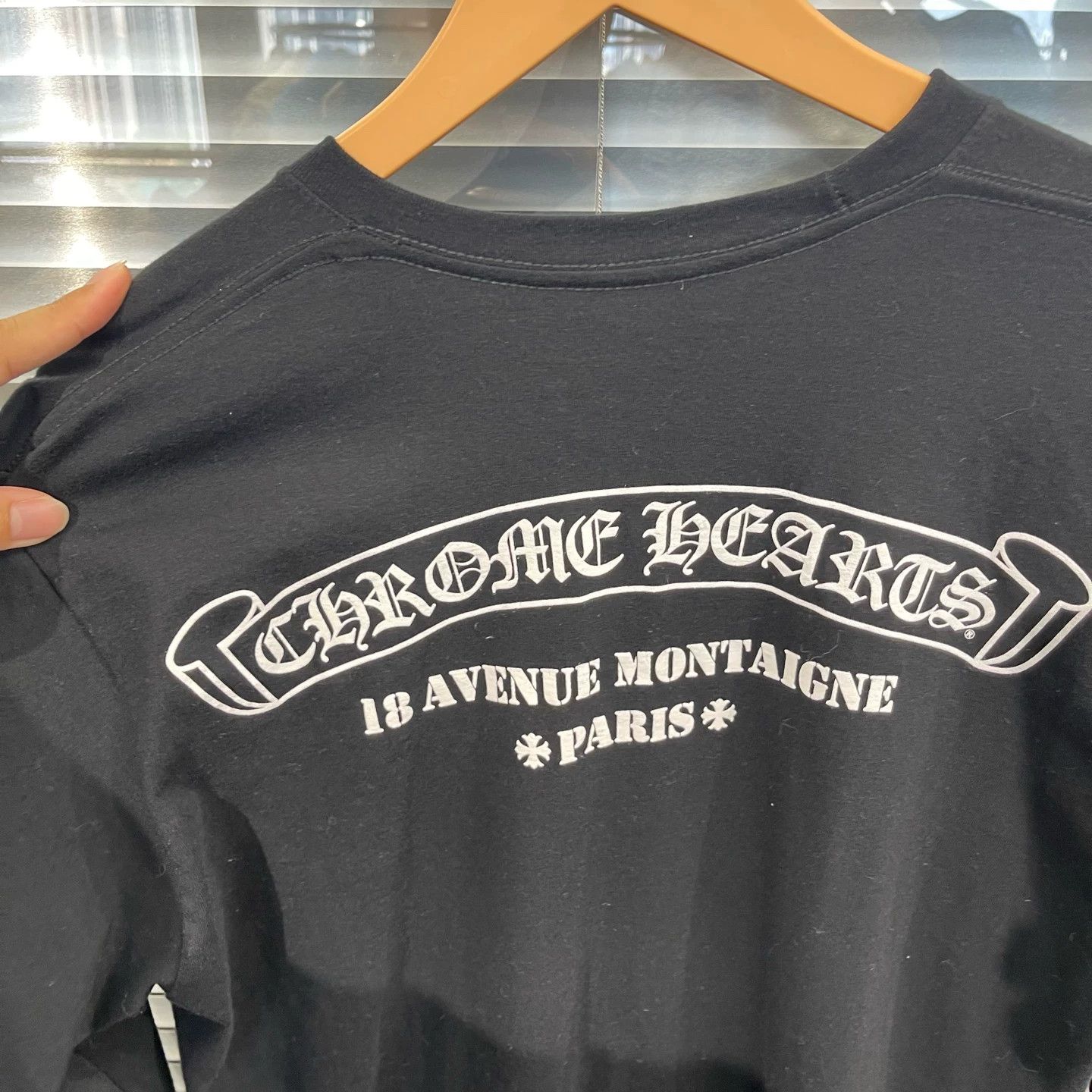 Chrome Hearts Chrome Hearts Horse Shoe Paris Excl Black LS M New Size US M / EU 48-50 / 2 - 6 Thumbnail