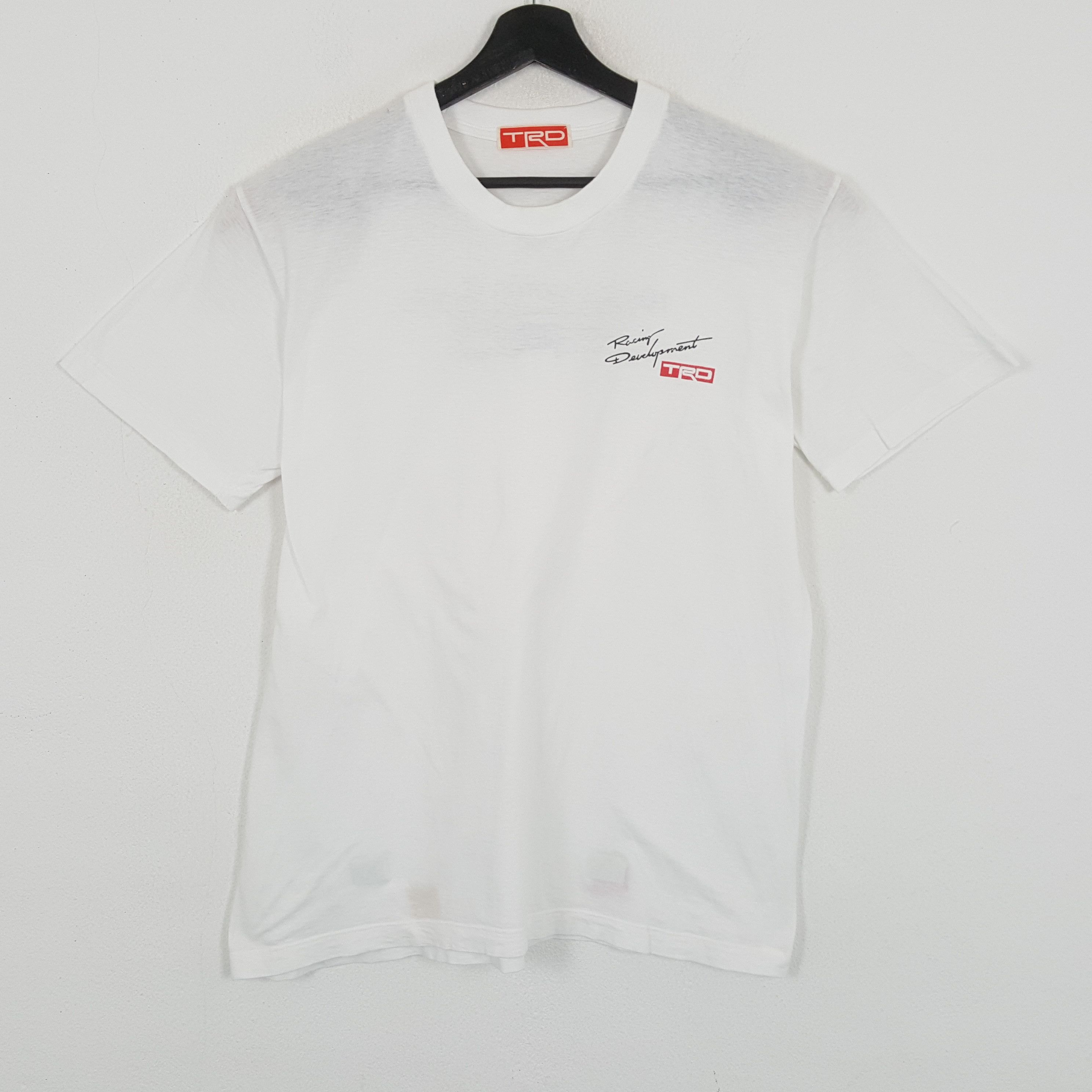 Vintage TRD TOYOTA MOTOR SPORTS Racing Development Tshirt Size US L / EU 52-54 / 3 - 3 Thumbnail