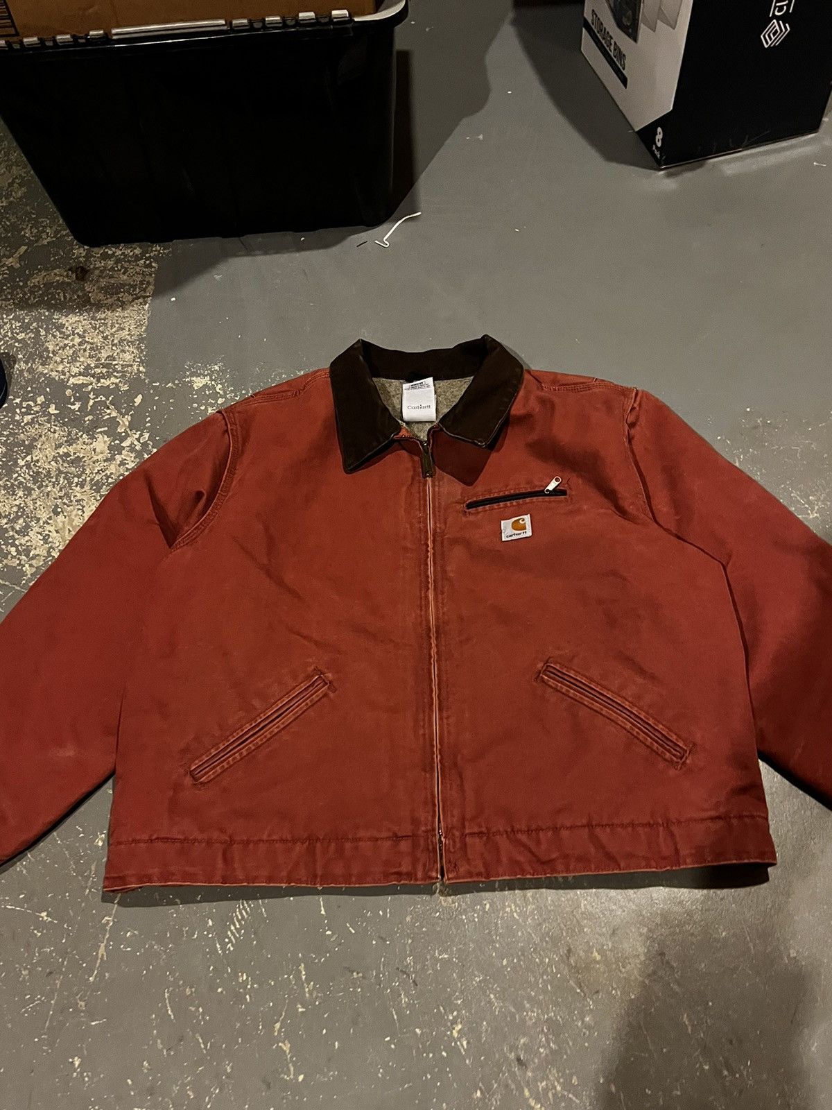 Carhartt Vintage Carhartt Detroit Jacket Salmon XXL Size US L / EU 52-54 / 3 - 8 Thumbnail