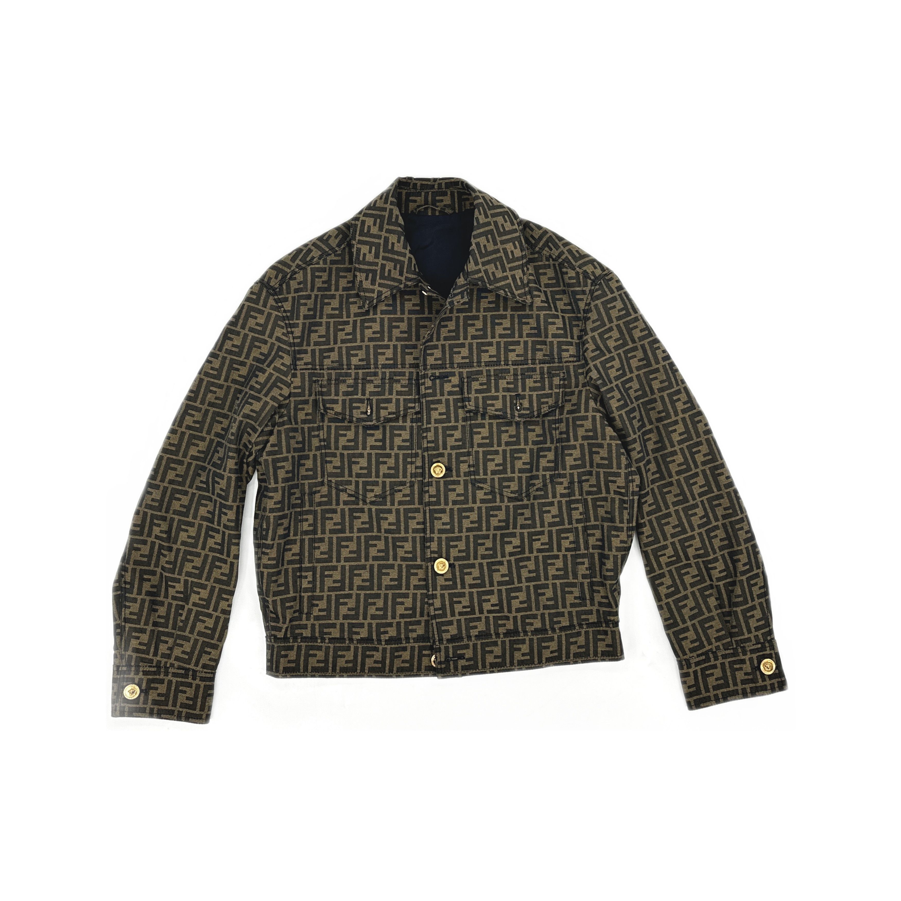 Fendi × Versace Fendi x Versace FF Logo Jacket Size S Size US S / EU 44-46 / 1 - 1 Thumbnail