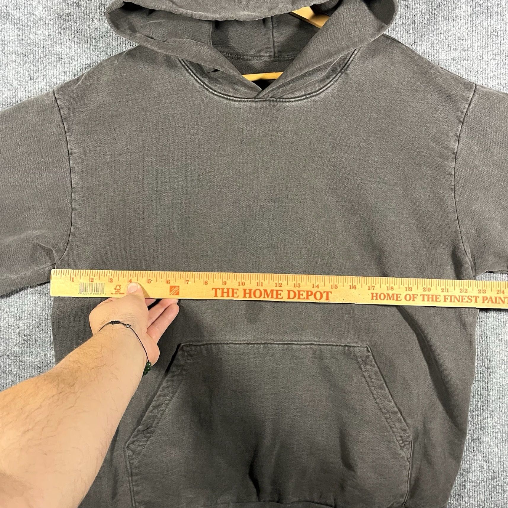 Vintage LA Apparel Hoodie Mens L Gray Heavyweight Pullover Sweatshirt Thick Pullover Sweatshirt Faded Large Mens Size US L / EU 52-54 / 3 - 4 Thumbnail