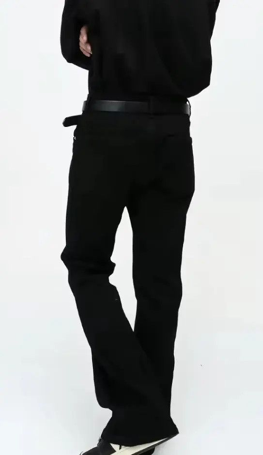 Jean Matsumaru x Rieko Simple Black Slim Fit Size US 33 - 5 Thumbnail