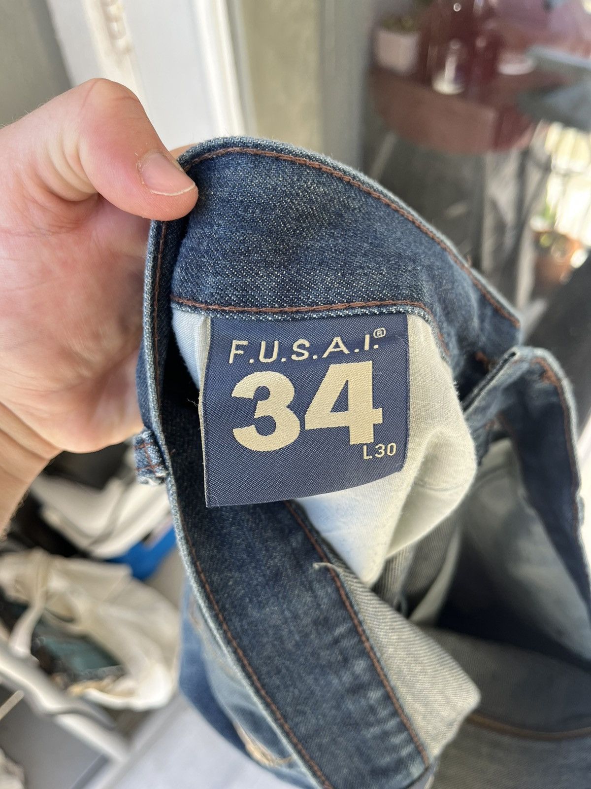 FUSAI FUSAI denim 34x30, super high quality Size US 34 / EU 50 - 4 Thumbnail