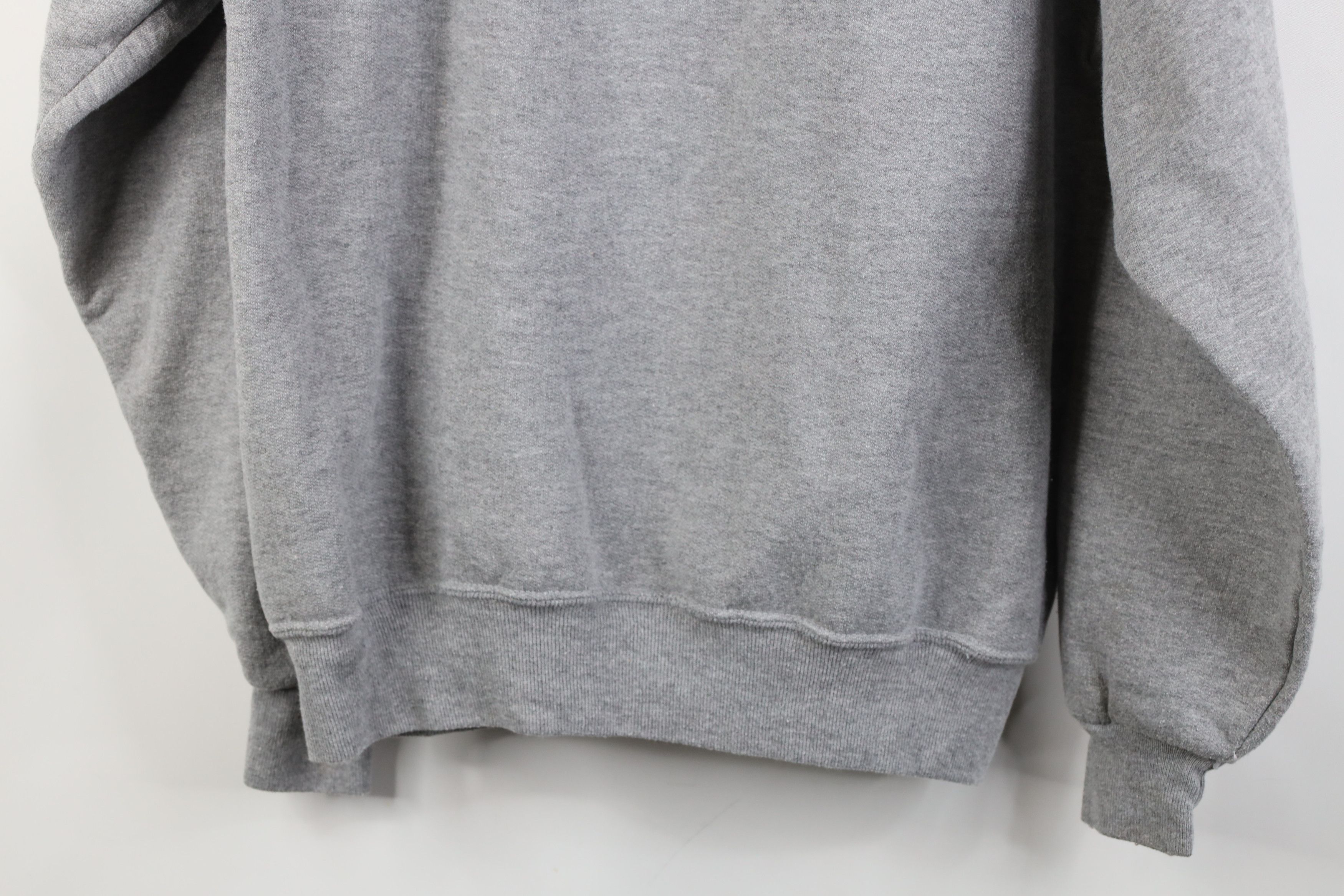Vintage Vintage 90s Y2K Streetwear Hoodie Sweatshirt Heather Gray Size US M / EU 48-50 / 2 - 11 Thumbnail