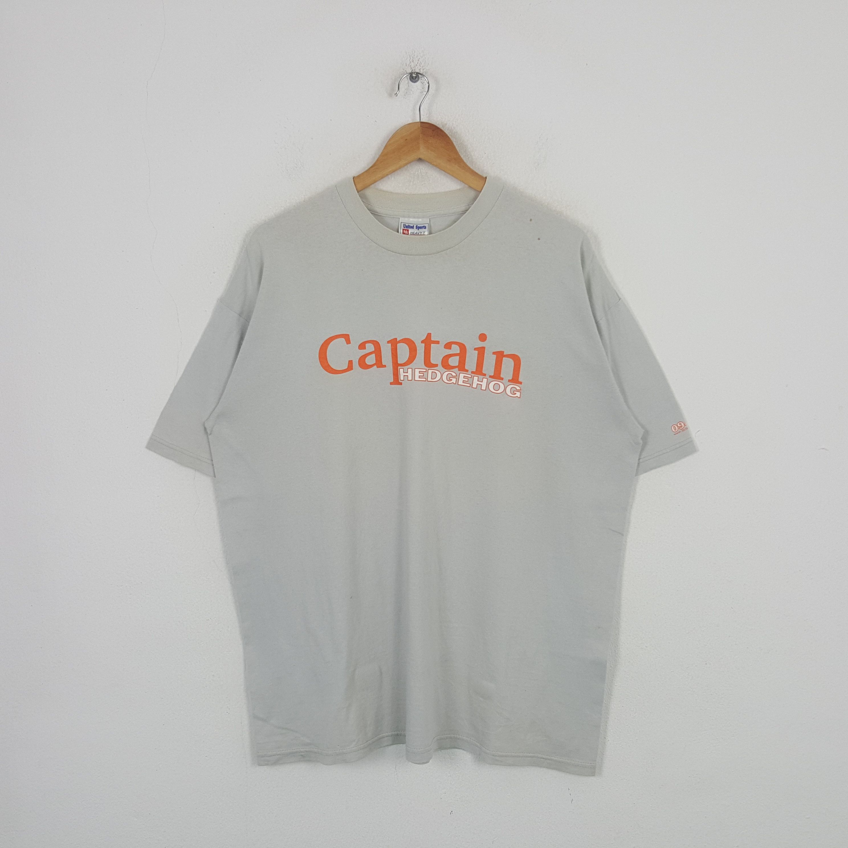 Vintage Captain Hedge Hog Japan Musical Group Tshirt RR3
