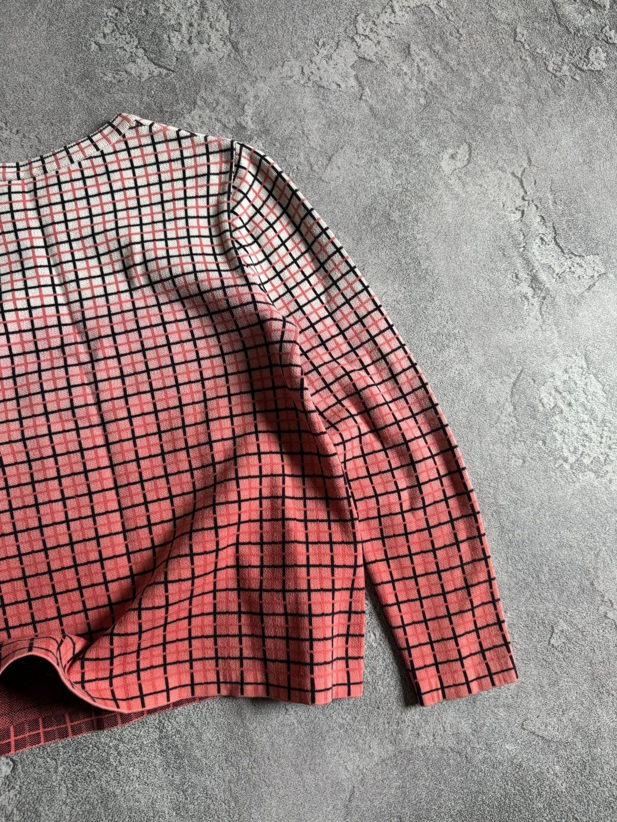 Cos × Designer COS S multicolour Chekered sweater jumper pullover knitwear Size S / US 4 / IT 40 - 15 Thumbnail
