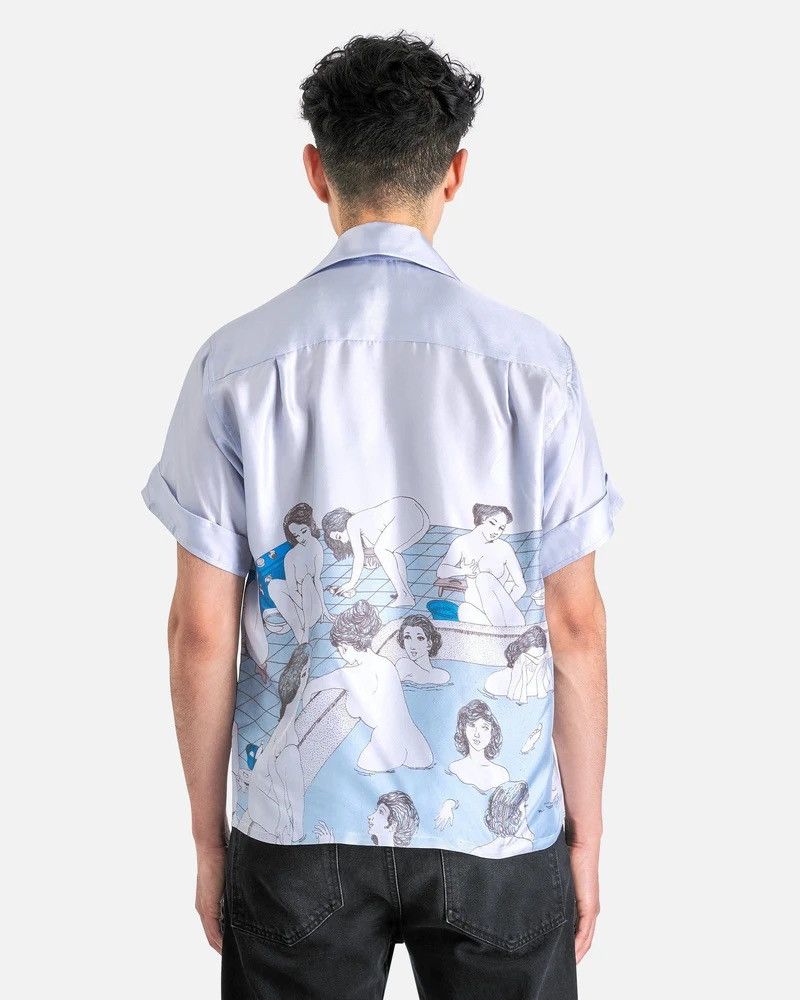 Enfants Riches Deprimes 🔥RARE🔥Bath House Silk Geisha Chemise in Light Blue Size US M / EU 48-50 / 2 - 3 Thumbnail