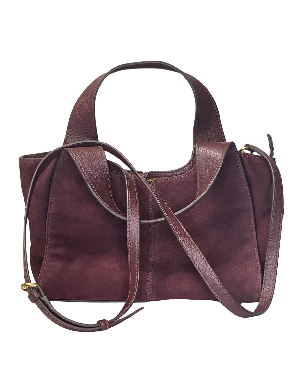 Vince Camuto Vince Camuto Burgundy Leather Satchel Bag Classic Size ONE SIZE - 2 Thumbnail