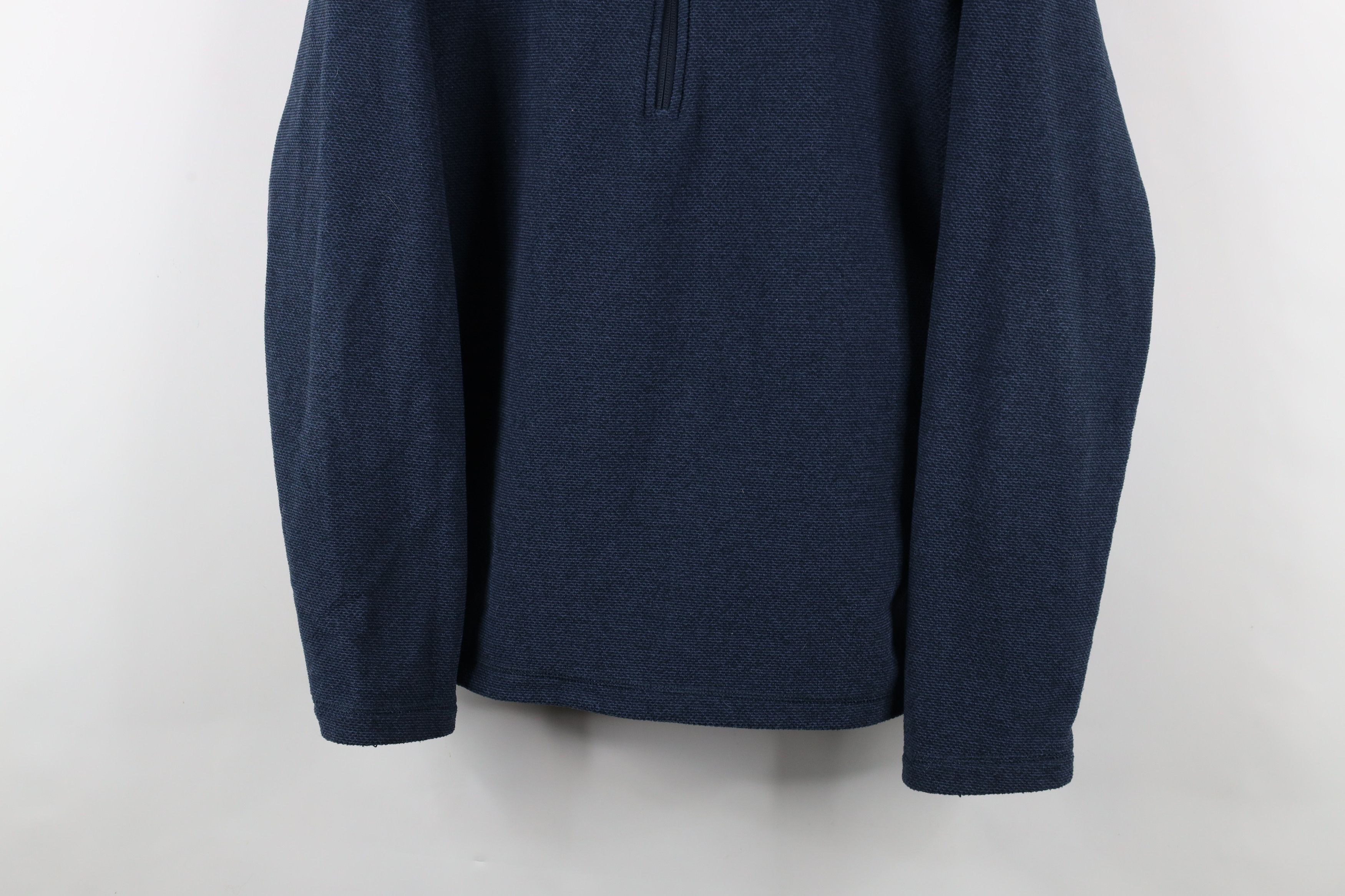 The North Face × Vintage The North Face Knit Half Zip Pullover Fleece Sweater Blue Size US XL / EU 56 / 4 - 3 Thumbnail
