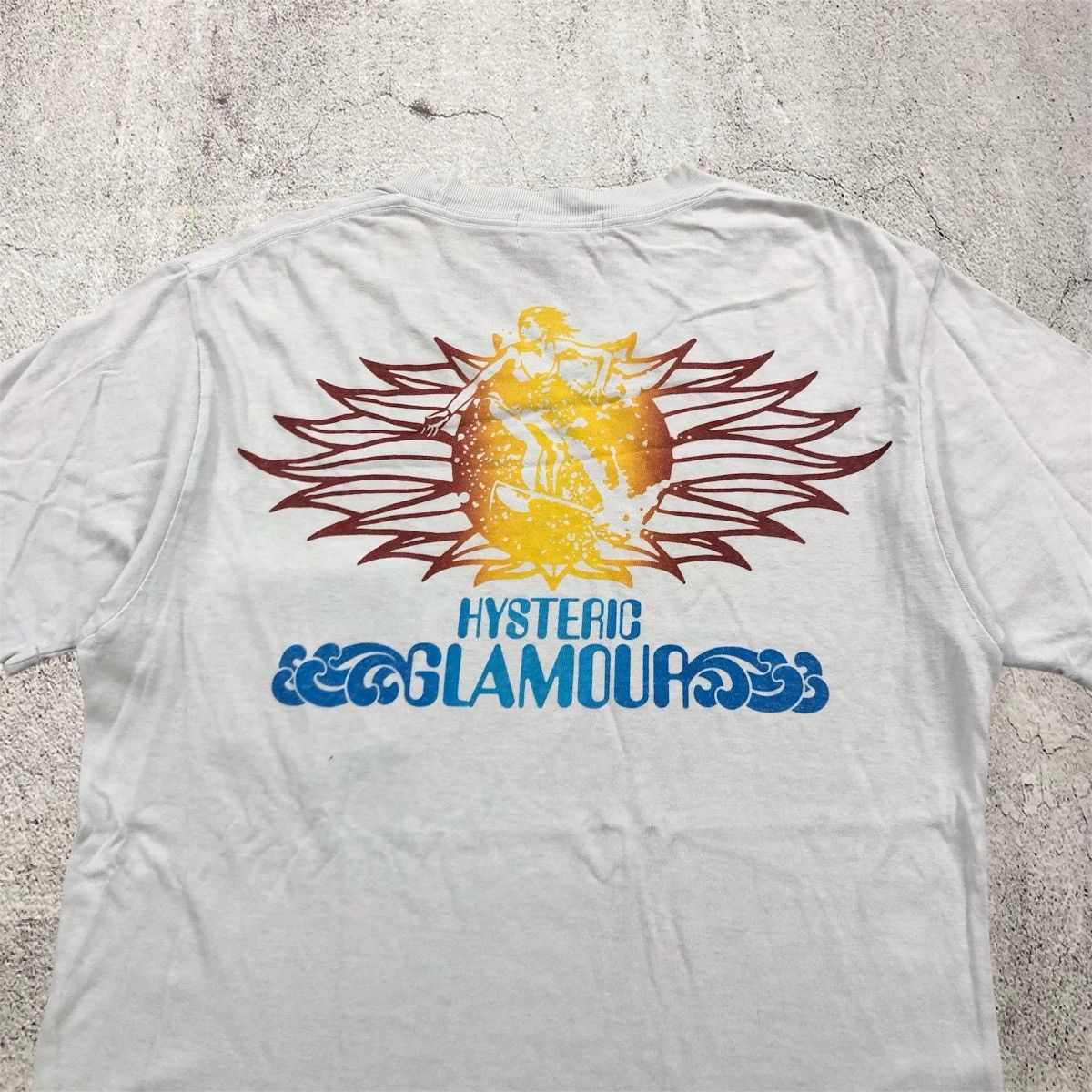 Hysteric Glamour 2000s Hysteric Glamour Flowers Surf Pocket T-shirt Blue Sky Size US M / EU 48-50 / 2 - 4 Thumbnail