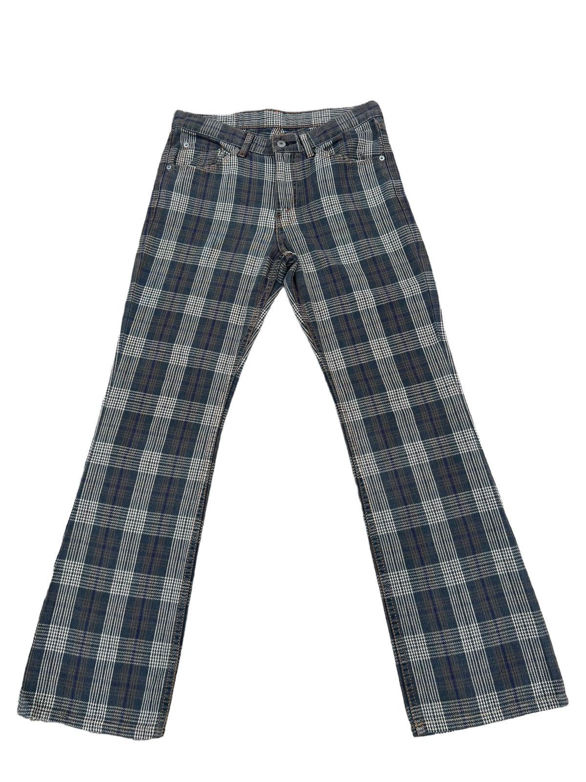 Levi's Vintage 2005 Levi’s 517 Checkered Bootcut Jeans Size US 30 / EU 46 - 1 Thumbnail