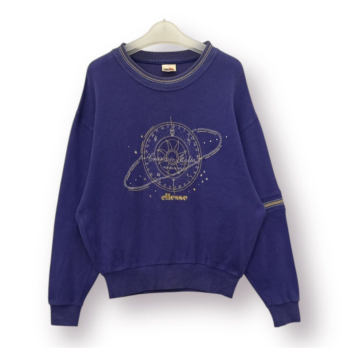 Ellesse 🔥 Ellesse Roundneck skiwear Embroidery Logo sweatshirt - L Size US M / EU 48-50 / 2 - 1 Thumbnail