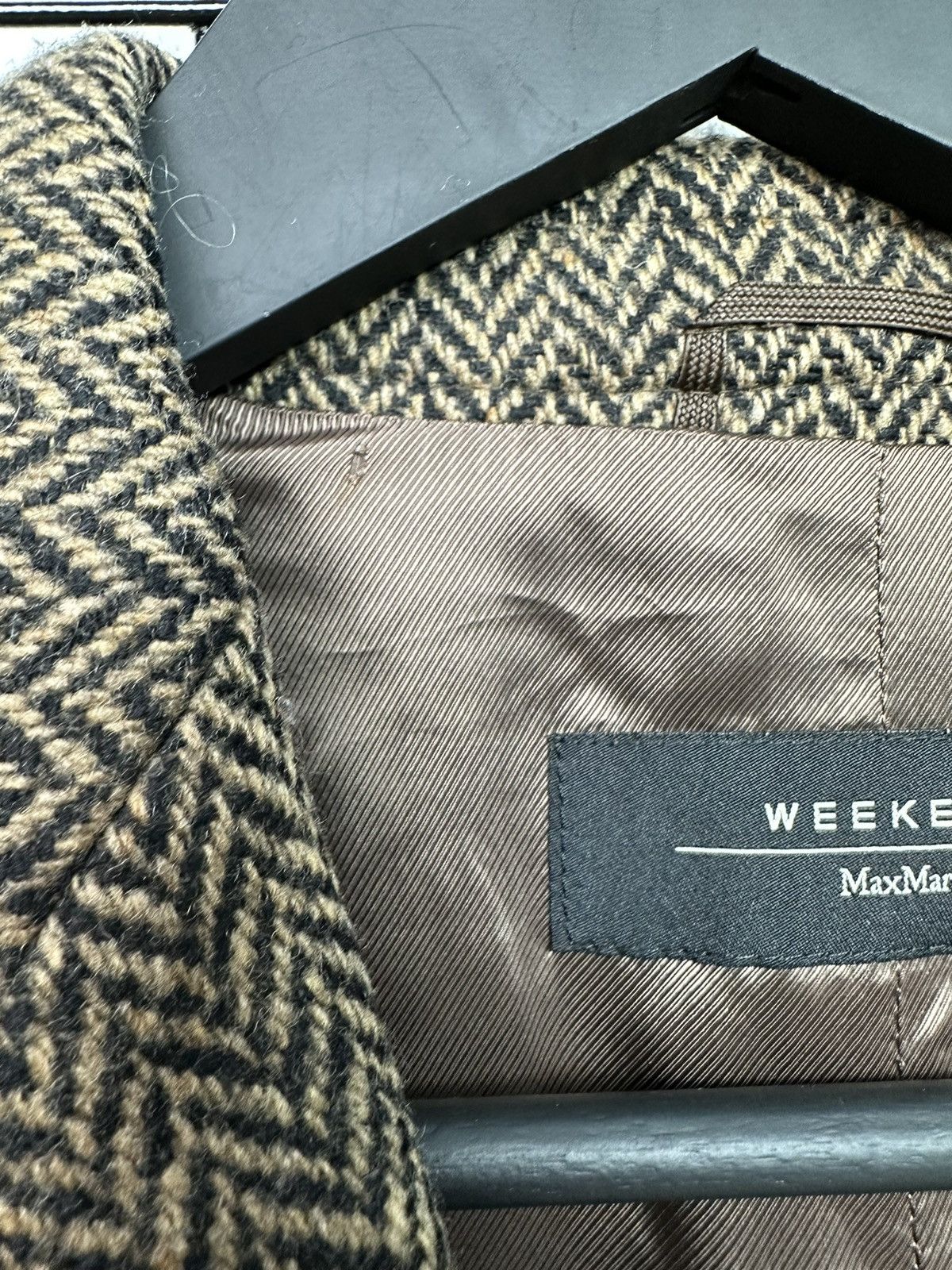 Max Mara × Weekend Max Mara WEEKEND MAX MARA wool blazer women jacket tweed 8 size Size M / US 6-8 / IT 42-44 - 8 Thumbnail
