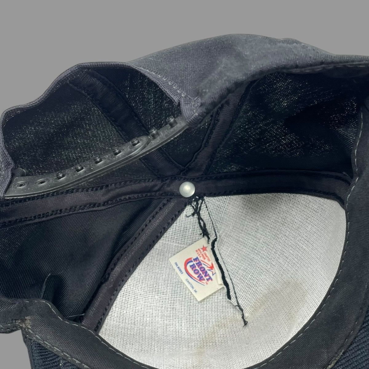 Vintage Vintage 1980s puffy print trucker hat Size ONE SIZE - 4 Thumbnail