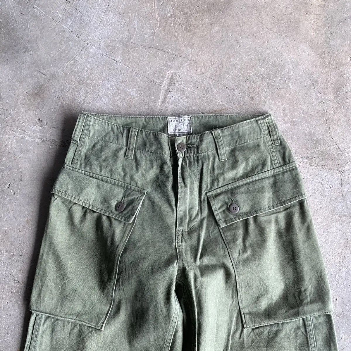 Avirex Vintage Avirex Big Pocket With Stencil Cop Utility Pants Size US 29 - 3 Thumbnail