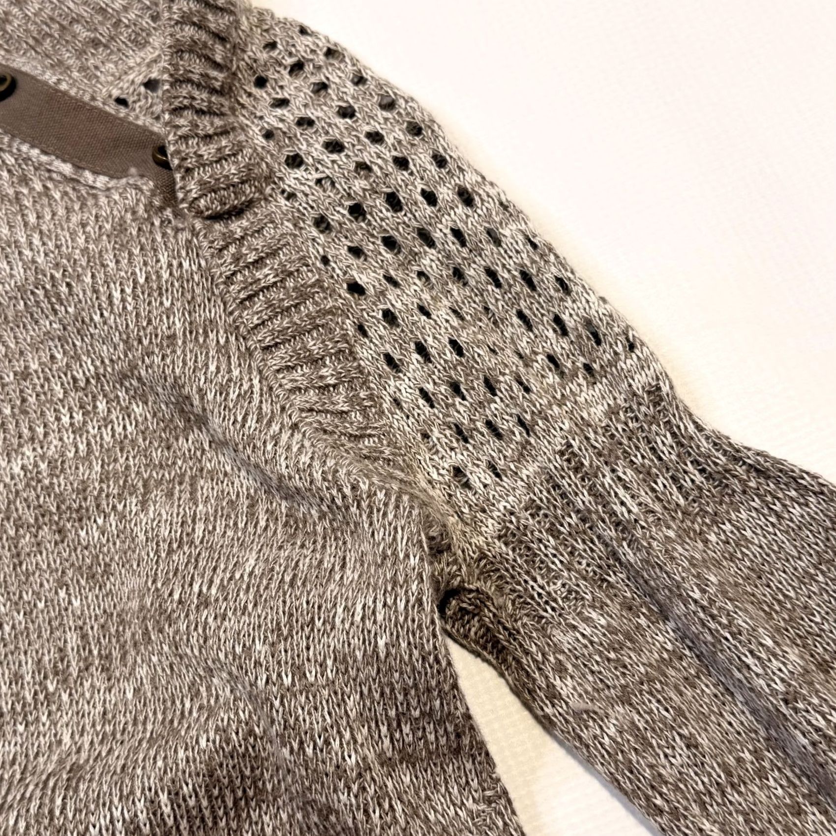 Prana prAna Sweater Dress Womens M Beige Marled Cowl Neck Long Sleeve Pockets Knit Size M / US 6-8 / IT 42-44 - 6 Thumbnail