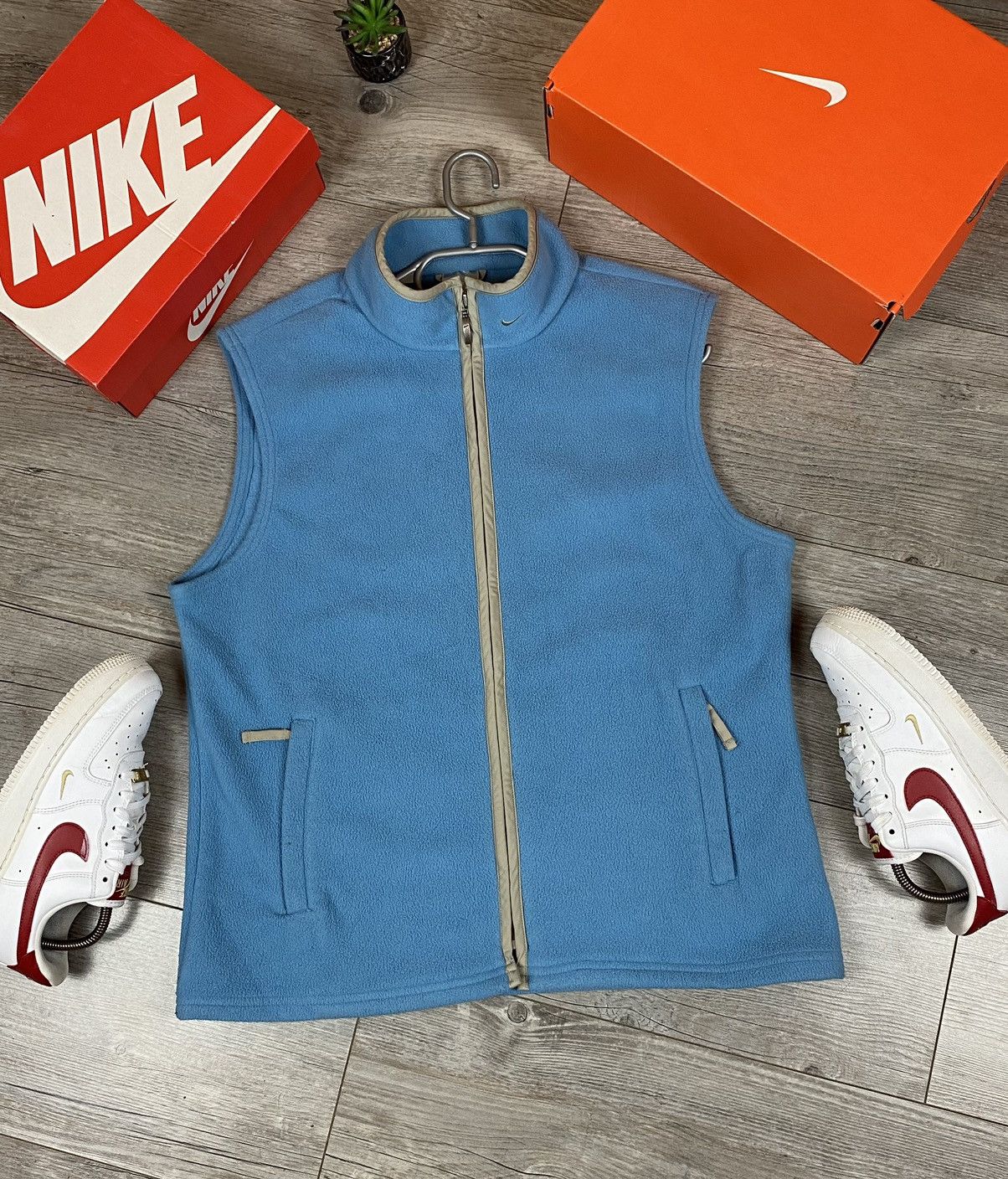 Nike × Vintage Nike vintage vest Size L / US 10 / IT 46 - 1 Thumbnail
