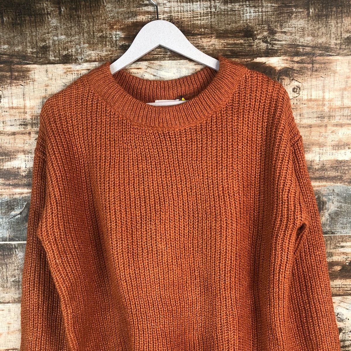 Homespun Knitwear × Japanese Brand Lepsim Orange vintage Knitwear #A2264 Size L / US 10 / IT 46 - 5 Thumbnail
