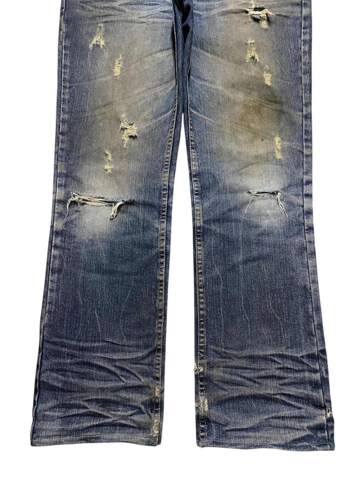 Seditionaries Arcade Vtg Distressed Loose Denim Jeans Authentic 90s Style Size US 32 / EU 48 - 3 Thumbnail