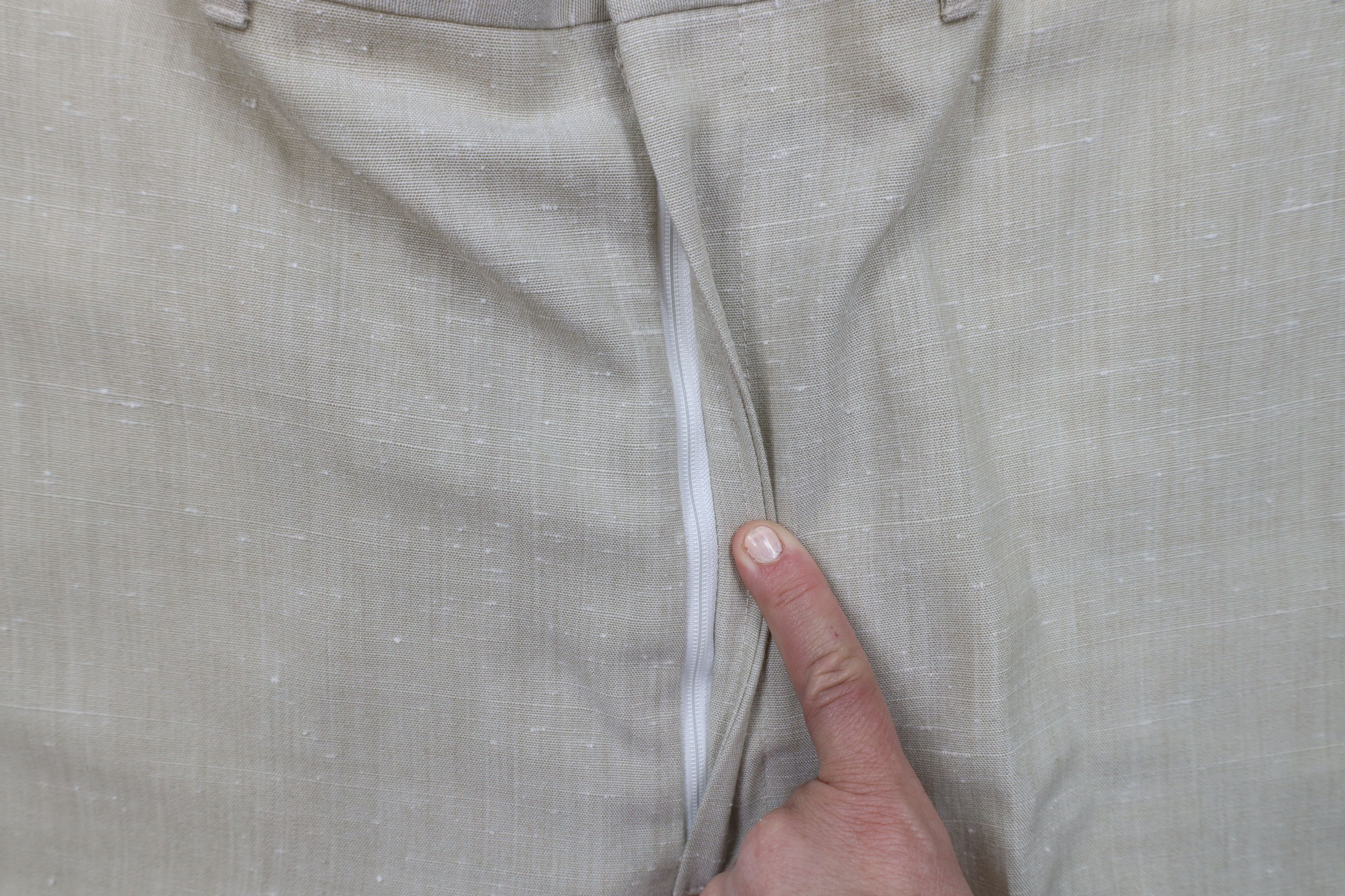 Vintage Vintage 70s Streetwear Fleck Flared Wide Leg Chino Pants USA Size US 38 / EU 54 - 8 Thumbnail