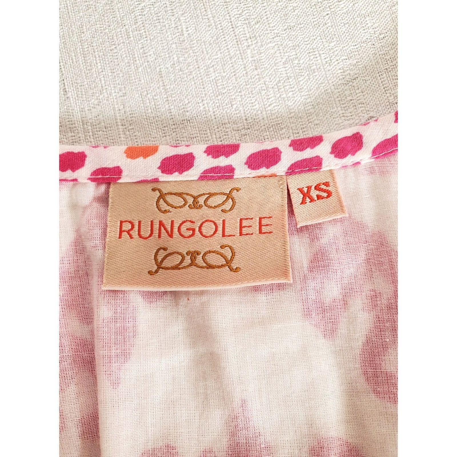 Vintage Rungolee Bellini Cotton Mini Dress Pink Ikat Women's XS Size XS / US 0-2 / IT 36-38 - 6 Thumbnail