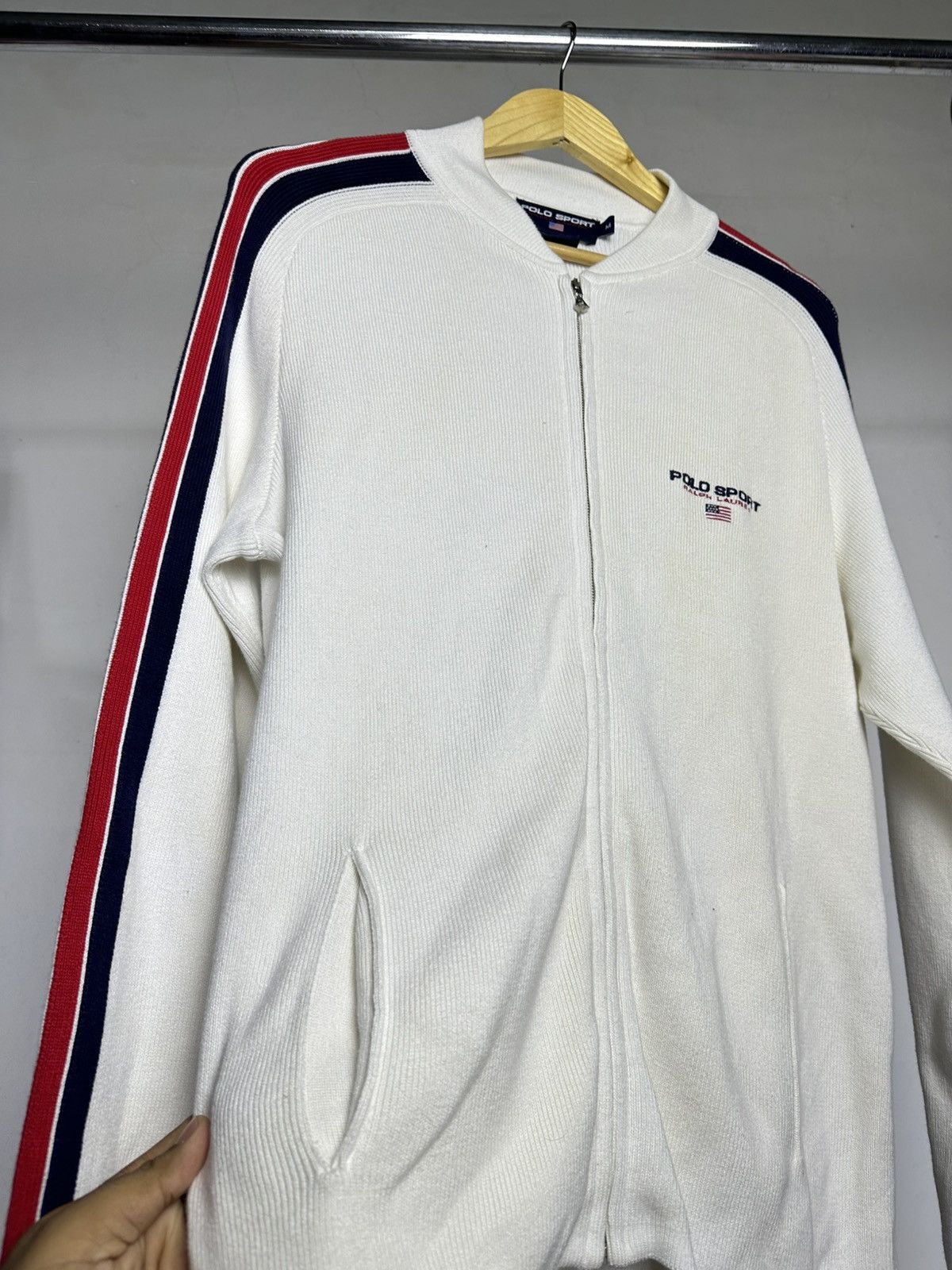 Polo Ralph Lauren × Ralph Lauren Sport Polo Sport Zipper knitwear by Ralph Lauren Size US M / EU 48-50 / 2 - 5 Thumbnail