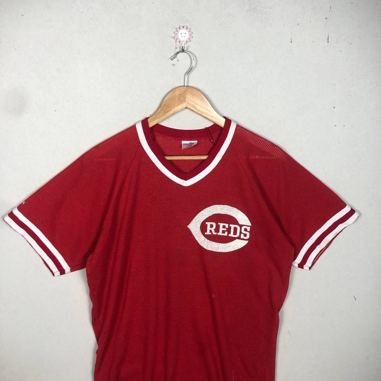 Vintage Vintage 90s Cincinnati Reds MLB Baseball Kit Jersey Size US L / EU 52-54 / 3 - 3 Thumbnail