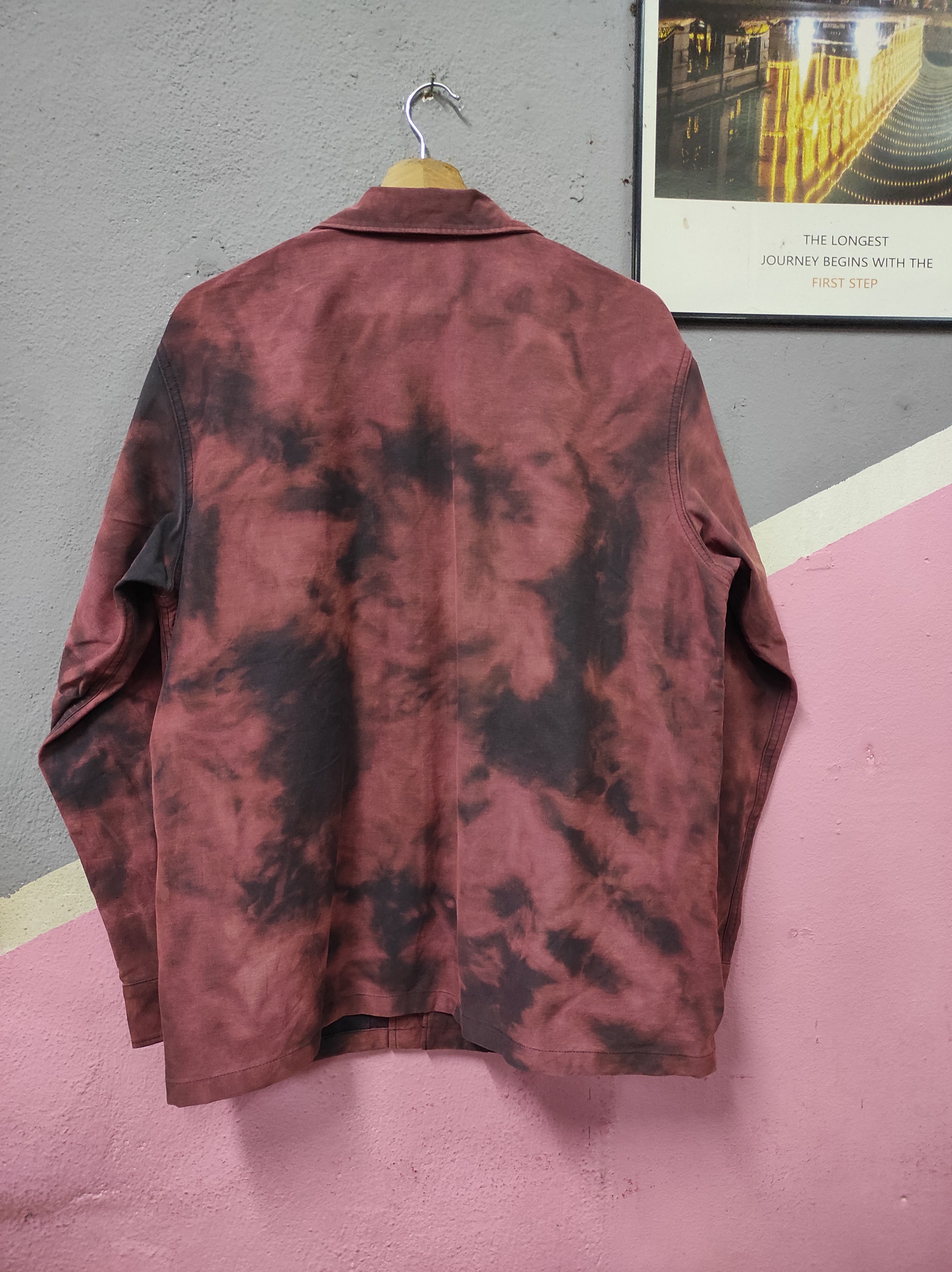 Uniqlo UNIQLO TIE DYE CHORE JACKET WORKWEAR Size US L / EU 52-54 / 3 - 6 Thumbnail