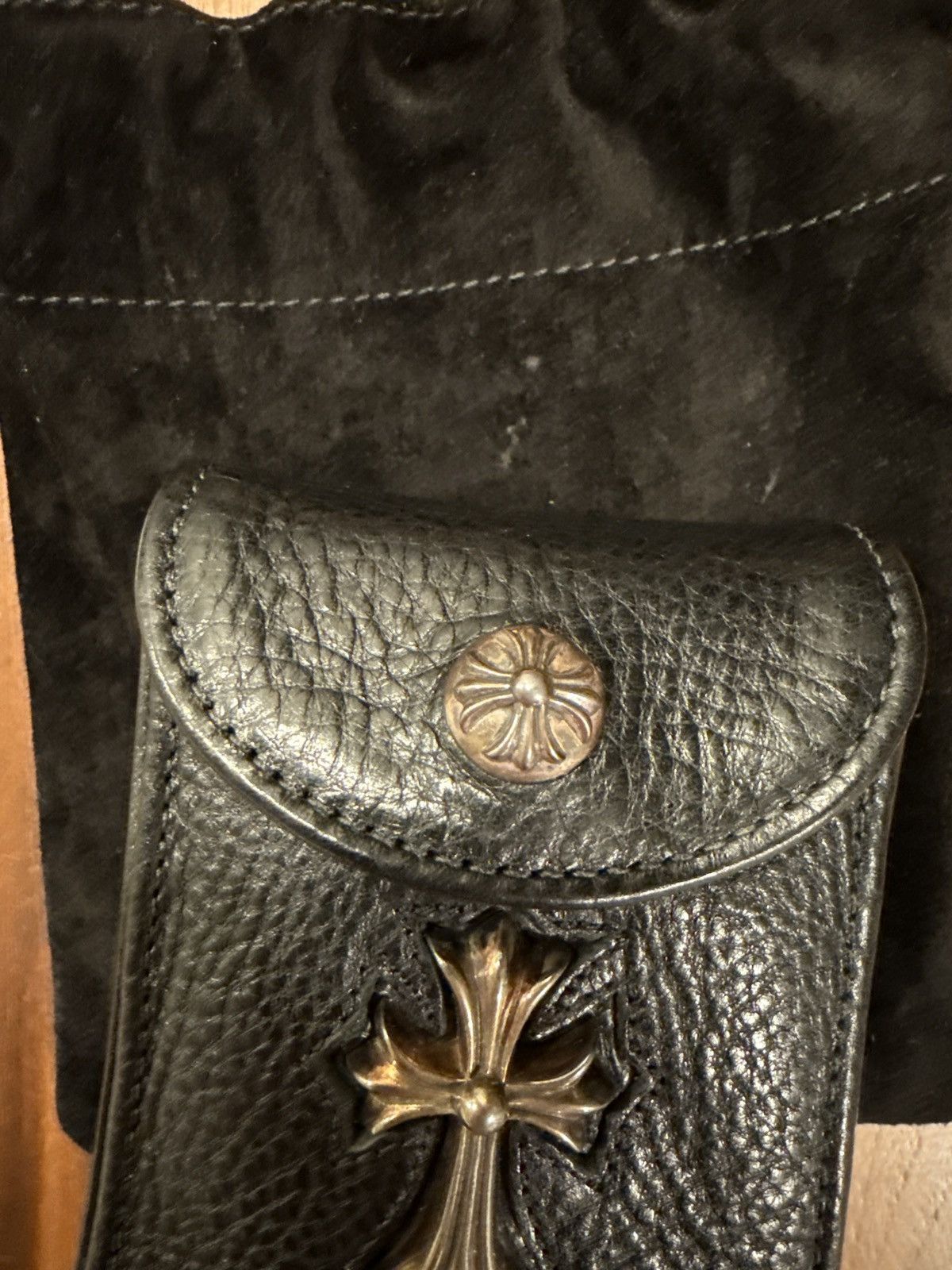 Chrome Hearts Cross Embellished Cigarette Holster Size ONE SIZE - 9 Thumbnail
