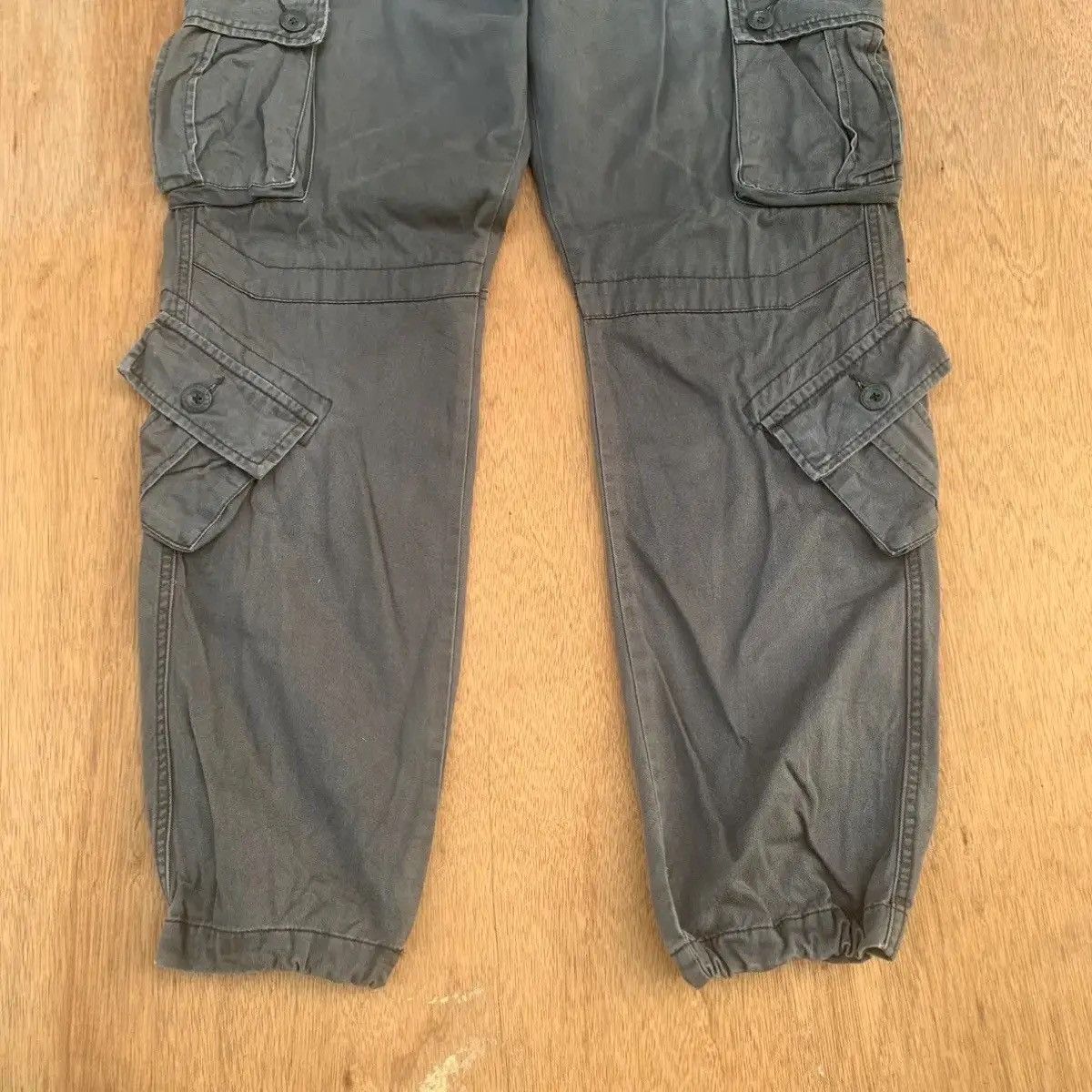 LAST DROP! DELETE TODAY🛒MULTIPOCKET MATCHSTICK FADED CARGO