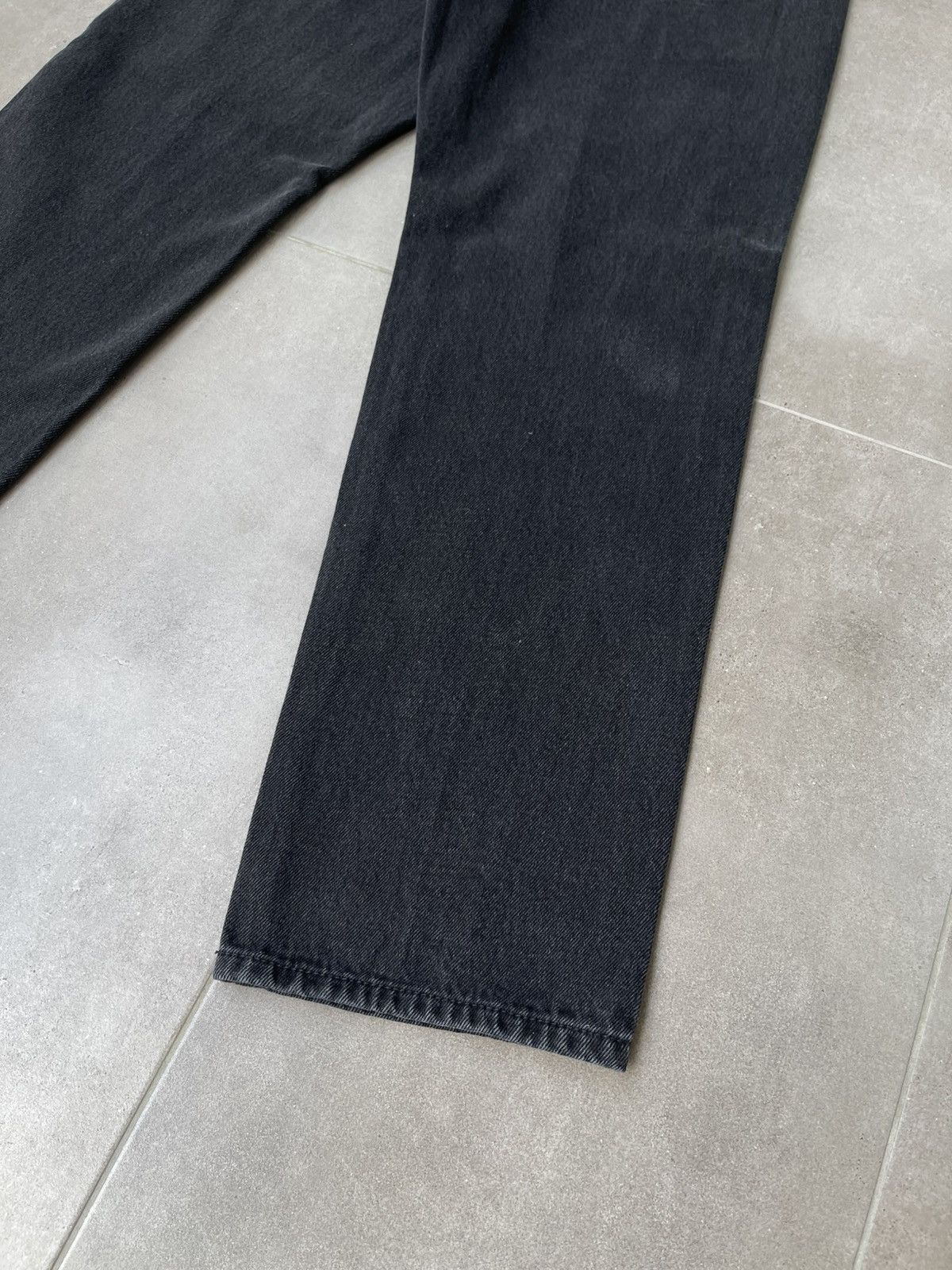 Acne Studios !DS! SS23 Obey Black Washed Loose Leg Denim Work Pants Size US 32 / EU 48 - 11 Thumbnail