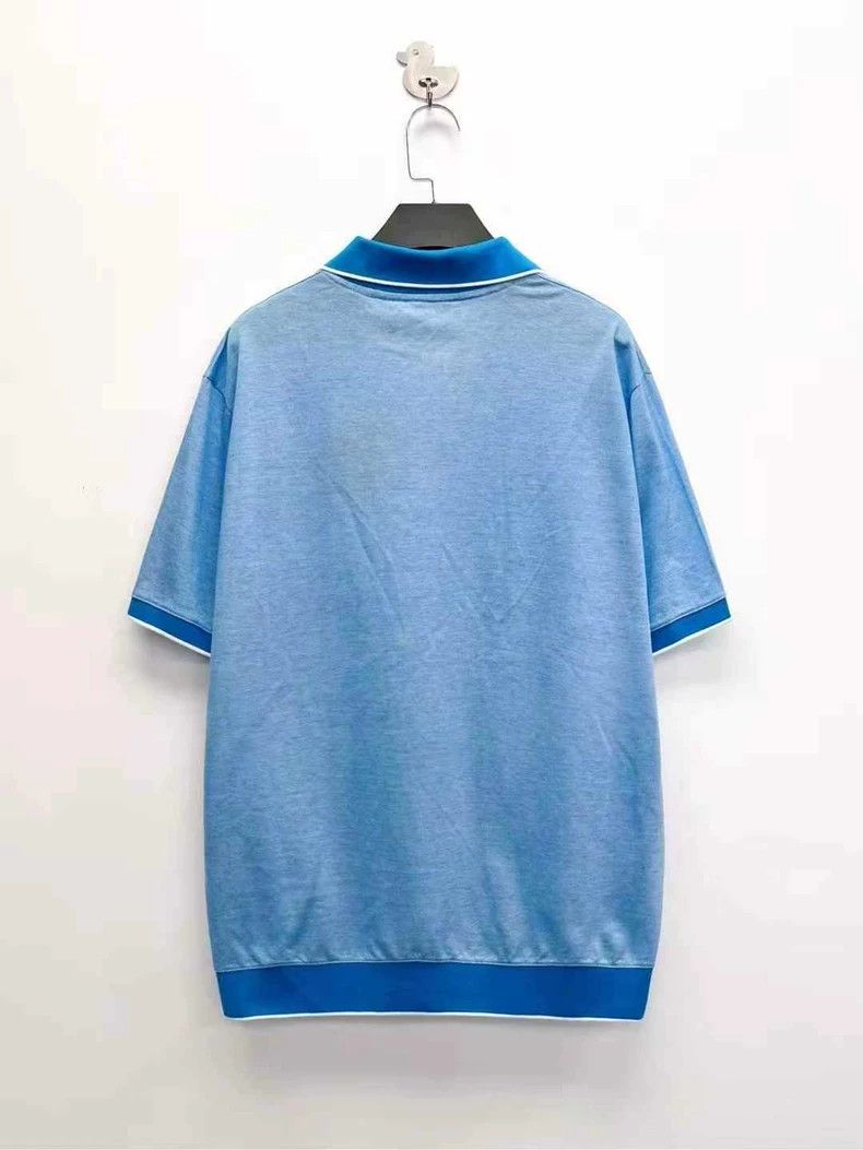 Loro Piana Loro Piana Light blue striped Polo shirt Size US L / EU 52-54 / 3 - 2 Thumbnail