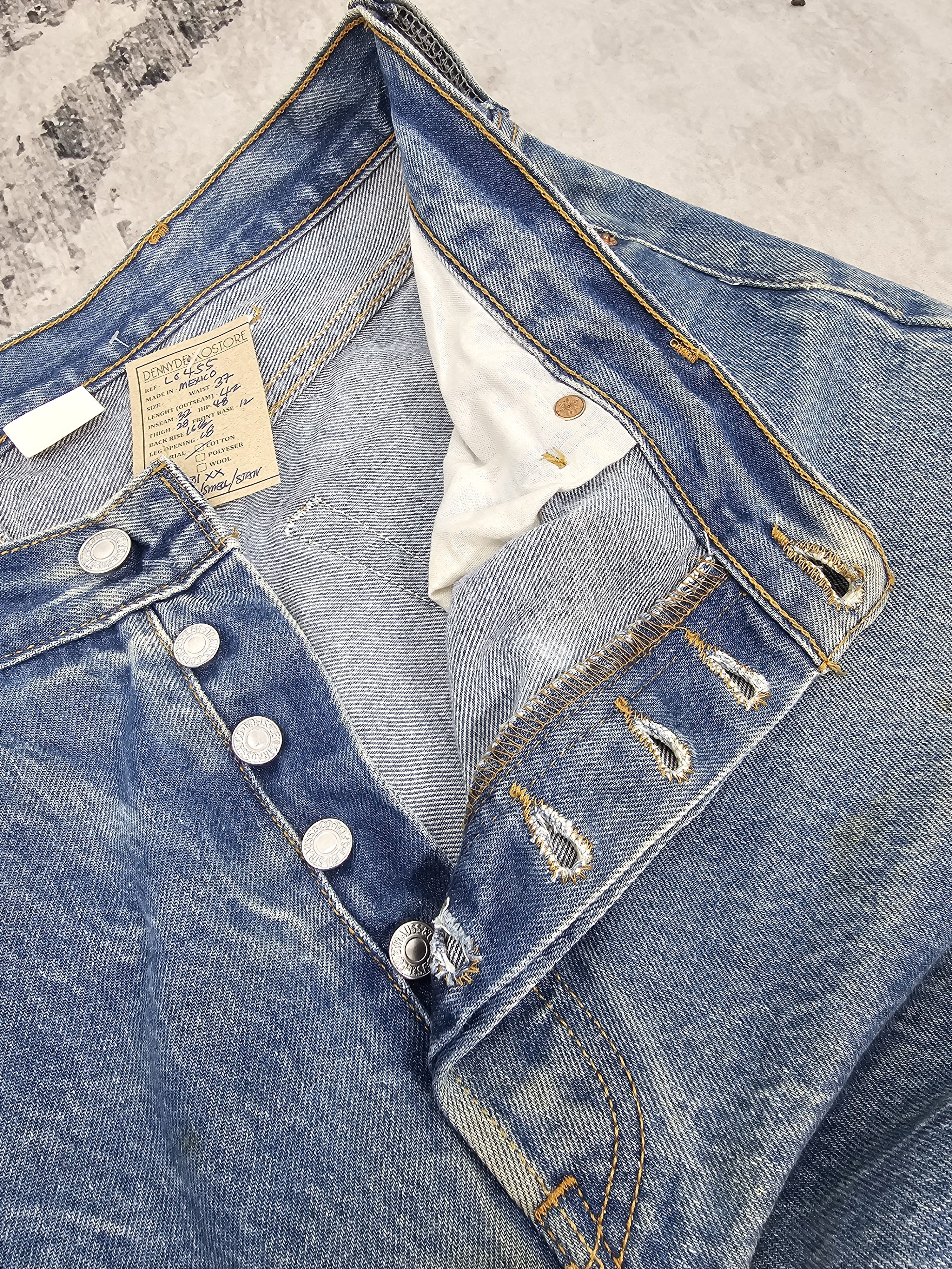 Levi's Vintage Clothing Vintage LEVIS 501 XX Stone Wash Blue Jeans L0455 Size 37X32 Size US 37 - 12 Thumbnail