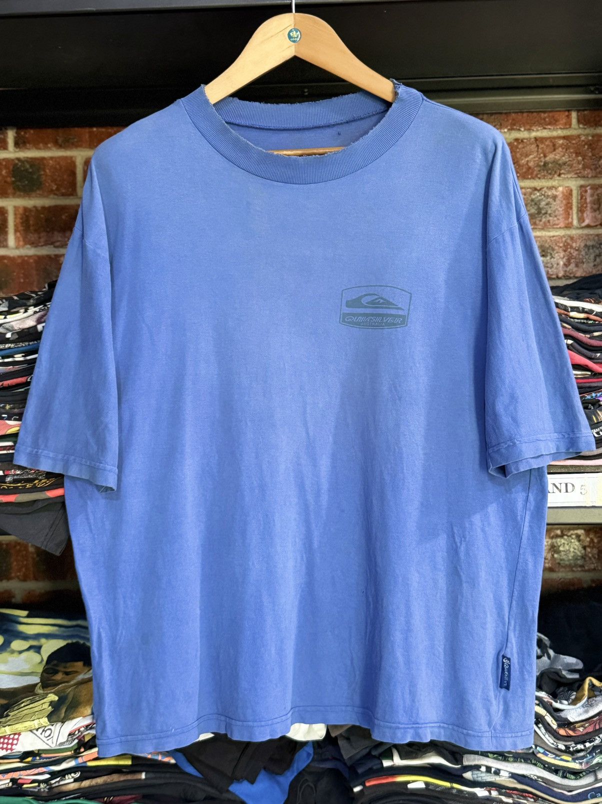 Quiksilver × Vintage Thrashed Vintage 90s Quiksilver Australia Surf Faded Grunge Size US XL / EU 56 / 4 - 9 Thumbnail