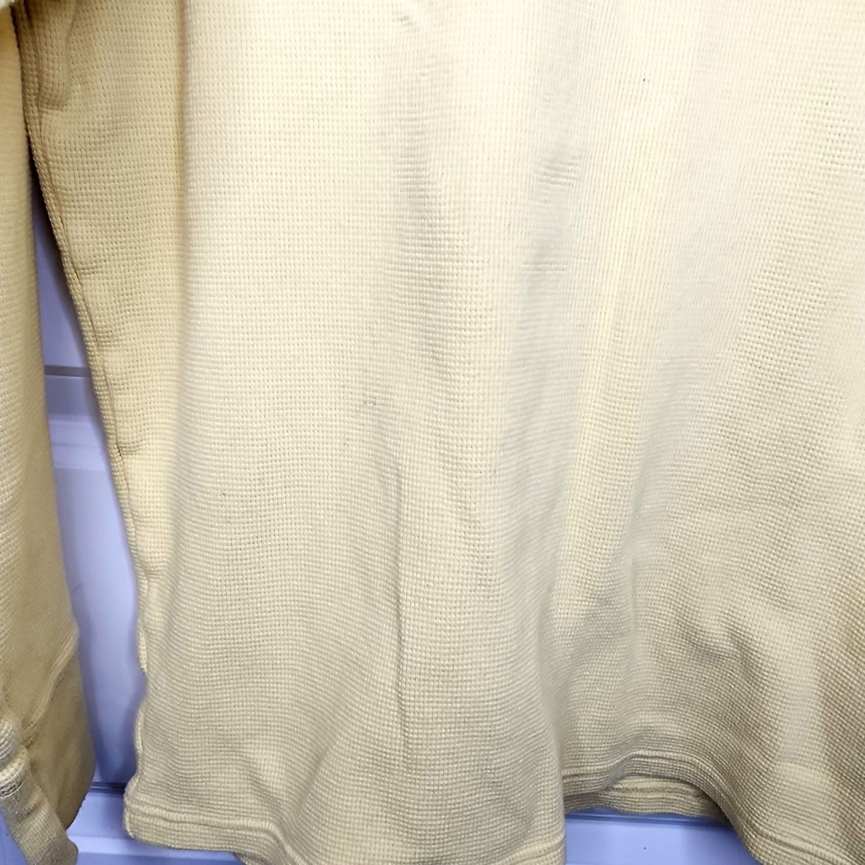 Polo Ralph Lauren Polo Ralph Lauren Top Mens XL Yellow Pajama Thermal Waffle Knit Sleepwear Size US XL / EU 56 / 4 - 7 Thumbnail