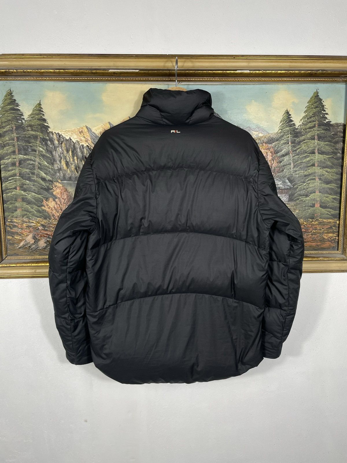Polo Ralph Lauren × Ralph Lauren × Vintage Polo Ralph Lauren Black Zip Jacket Hoodie Retro 00s Baggy Size M / US 6-8 / IT 42-44 - 5 Thumbnail