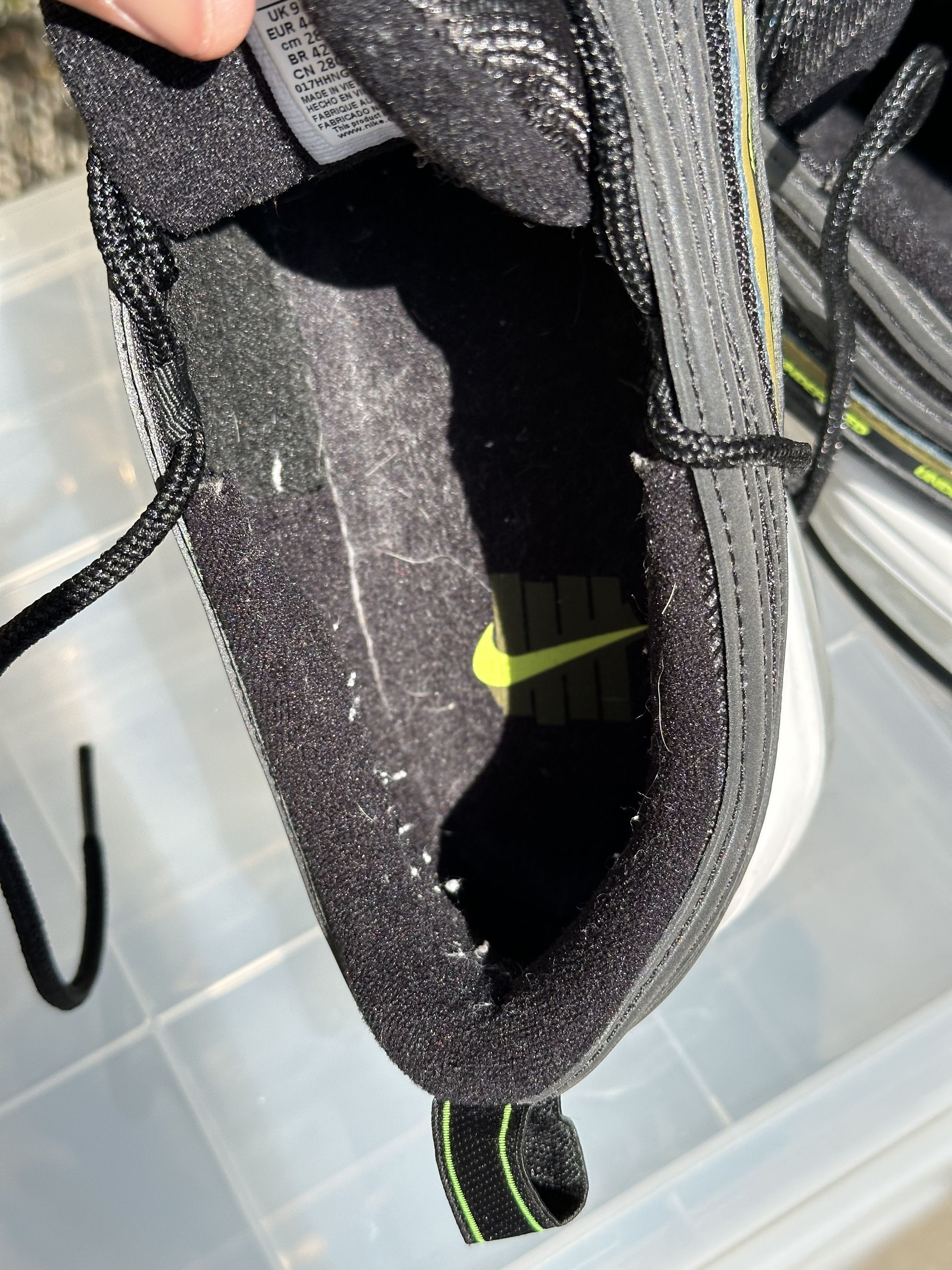Nike × Undefeated Nike Air Max 97 Undefeated Black Volt Size US 10 / EU 43 - 9 Thumbnail