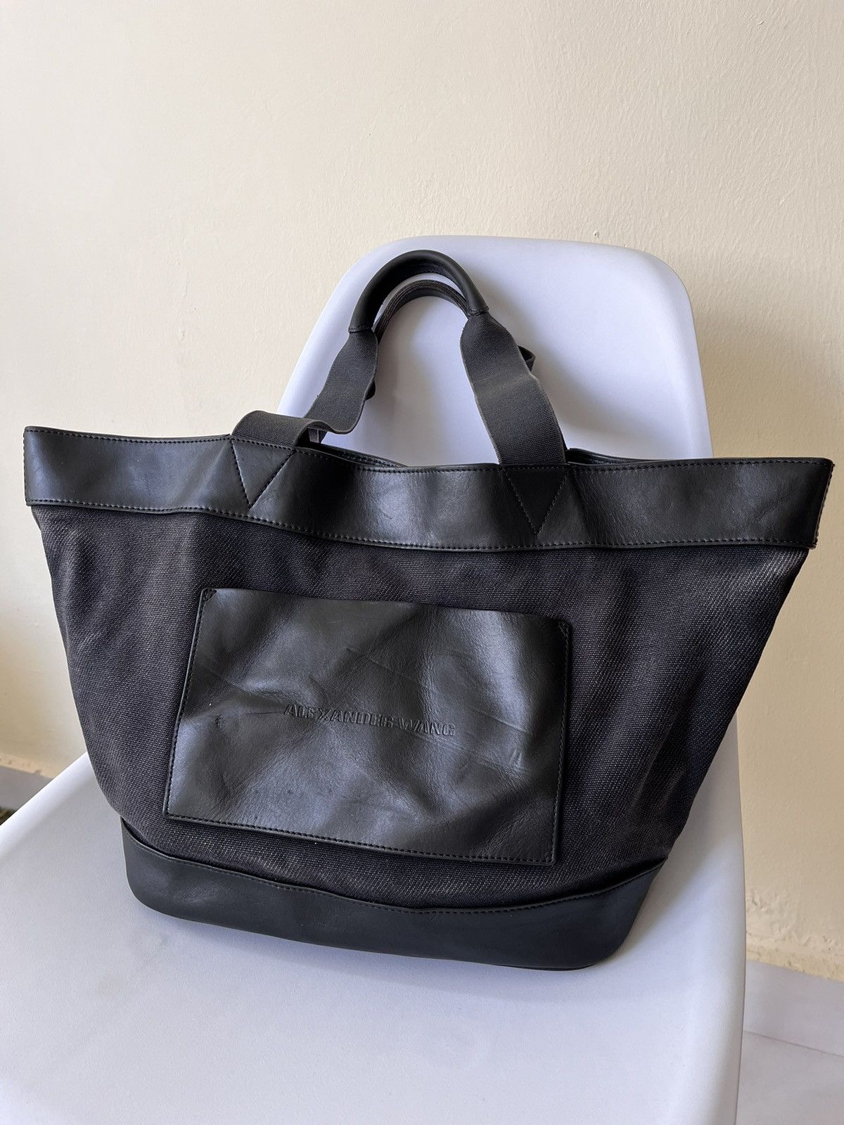Alexander Wang Alexander Wang Canvas Leather Tote Bag Size ONE SIZE - 1 Thumbnail
