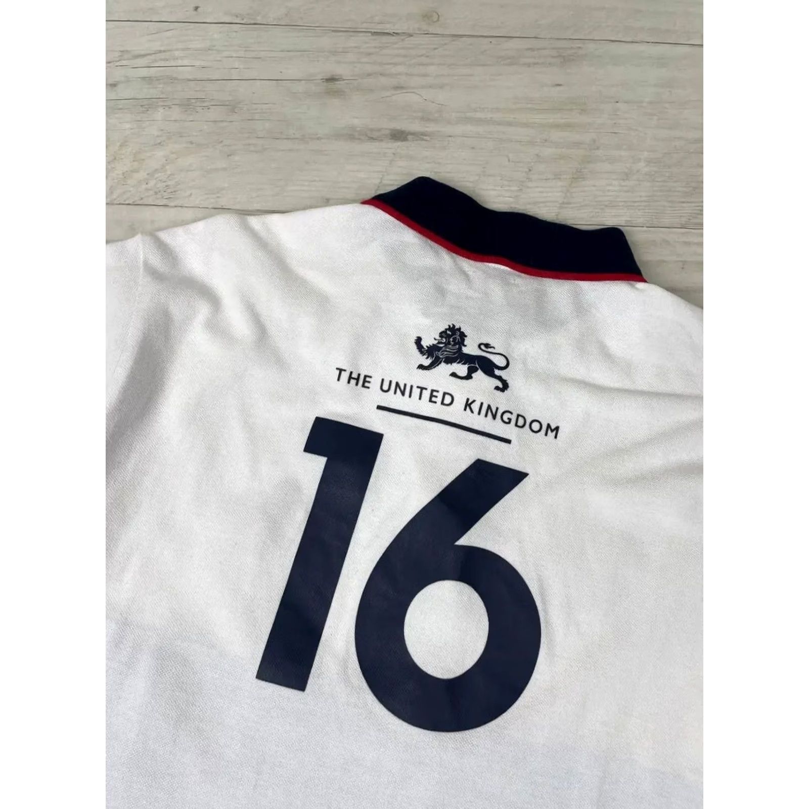 Polo Ralph Lauren VINTAGE Polo Ralph Lauren Polo Shirt Rugby Polo Shirt Men L White GBR Great Britain Shirt Men L White Rugby 70s 80s 90s Size US L / EU 52-54 / 3 - 6 Thumbnail