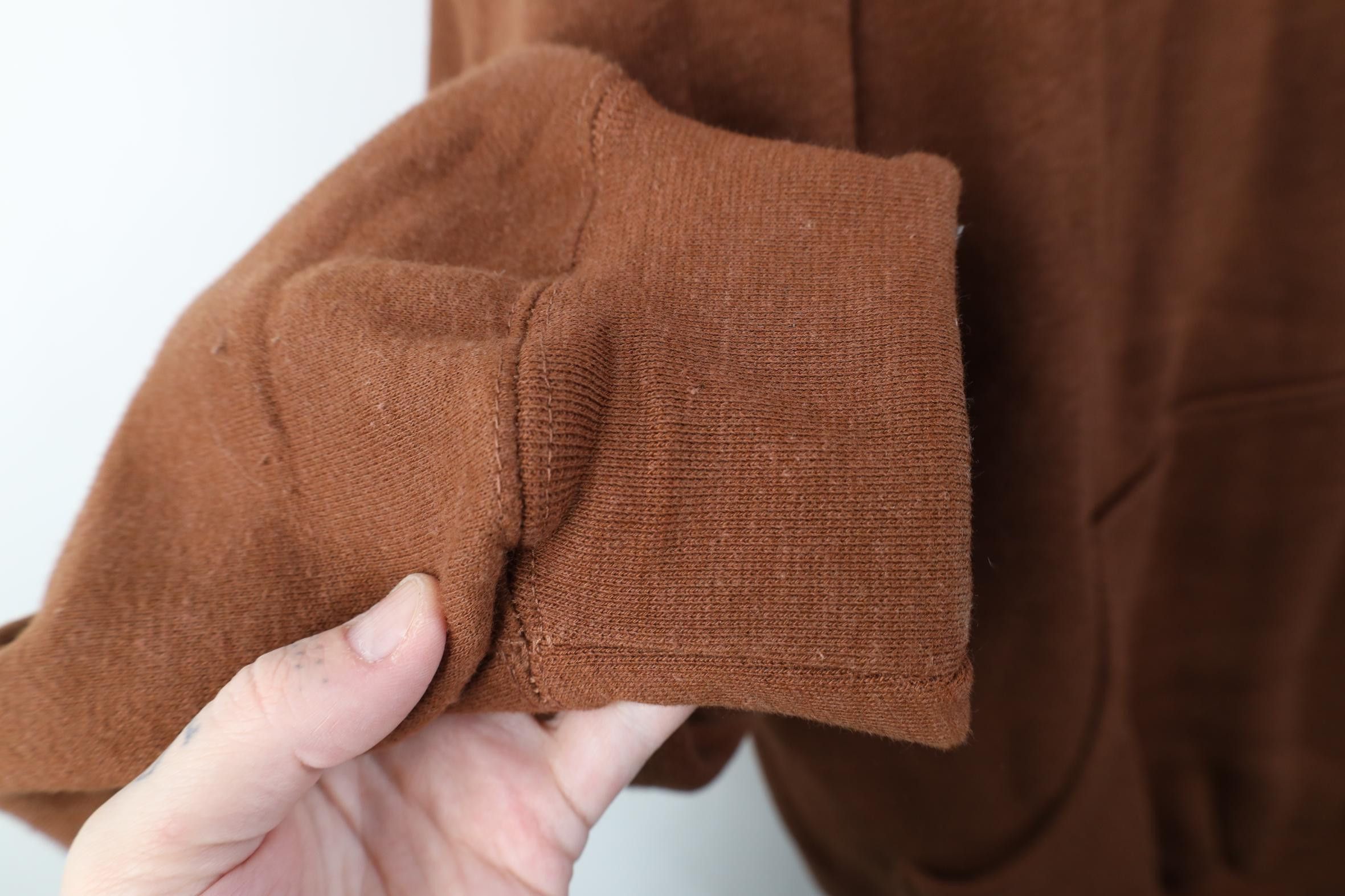 Vintage Deadstock Vintage 90s Streetwear Heavyweight Hoodie Brown Size US XXL / EU 58 / 5 - 9 Thumbnail