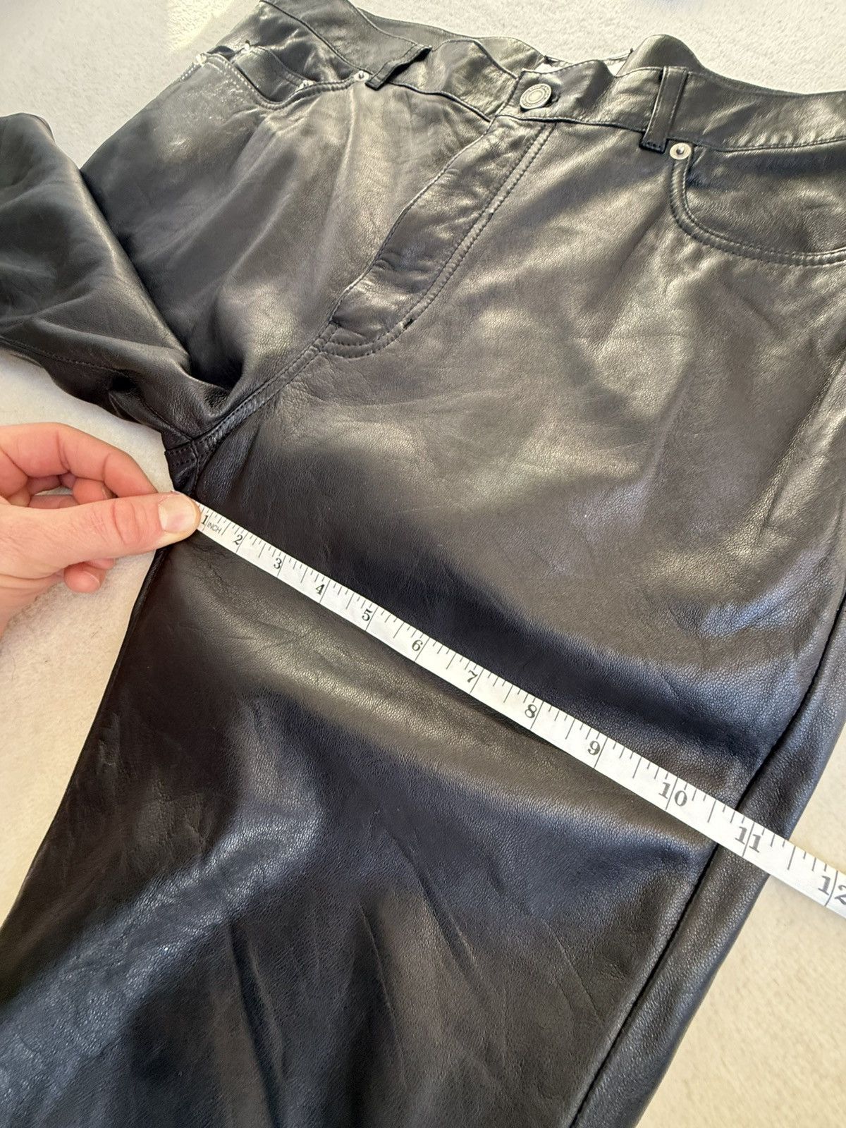 Saint Laurent Paris $3290 SS20 Saint Laurent leather pants jeans 52 Grail Size US 36 / EU 52 - 8 Thumbnail