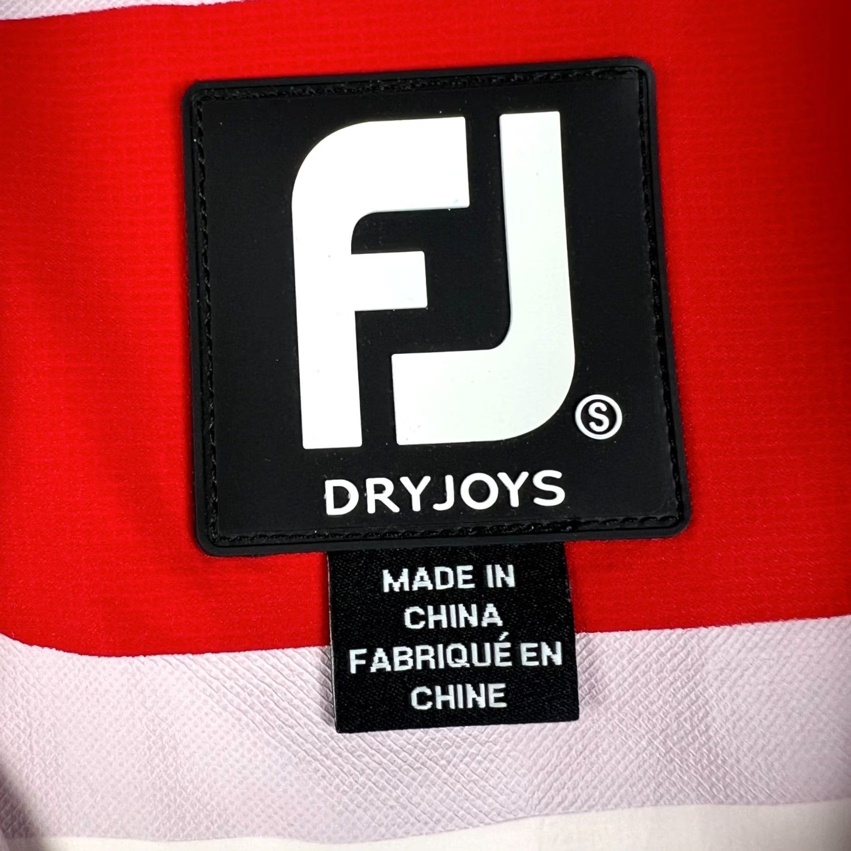 Footjoy FootJoy DryJoys HydroLite Jacket Mens Small Red Golf Rain Wind Quarter Zip Size US S / EU 44-46 / 1 - 3 Thumbnail