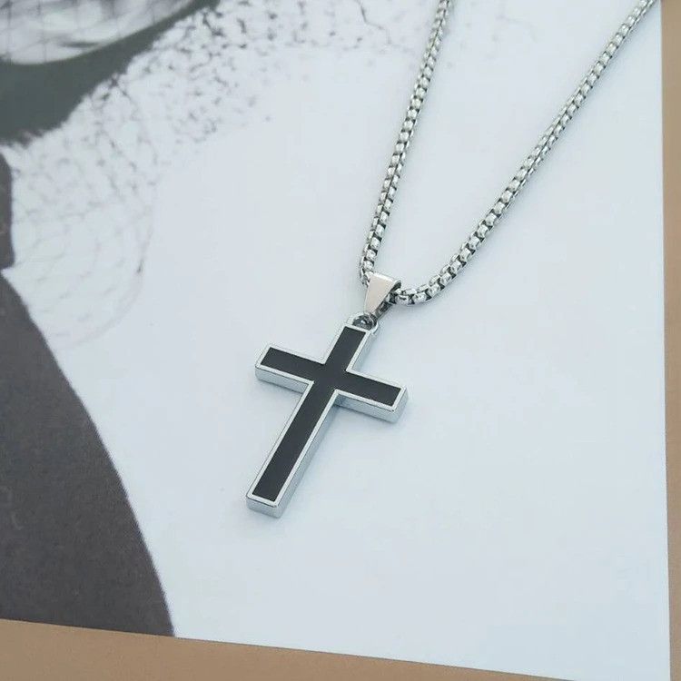 Vintage Stylish Cross Pendant Necklace Size ONE SIZE - 4 Thumbnail